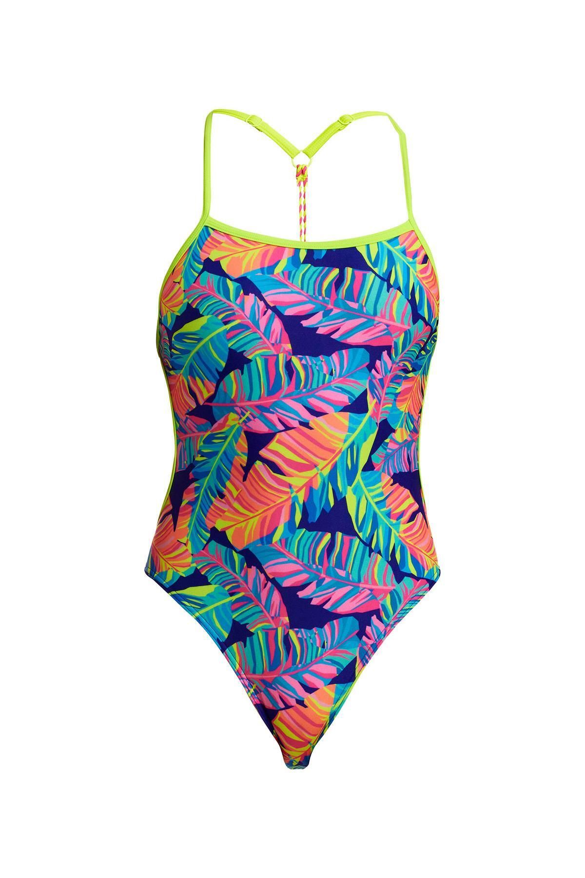 FUNKİTA Funkita TW Leaving Today Kadın Açık Sırtlı Yüzücü Mayosu – Tek Askılı Antrenman Modeli