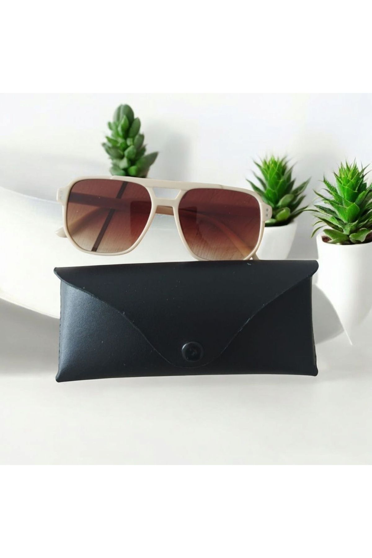 senolva Sakleather Deri Gözlük Kılıfı Klasik