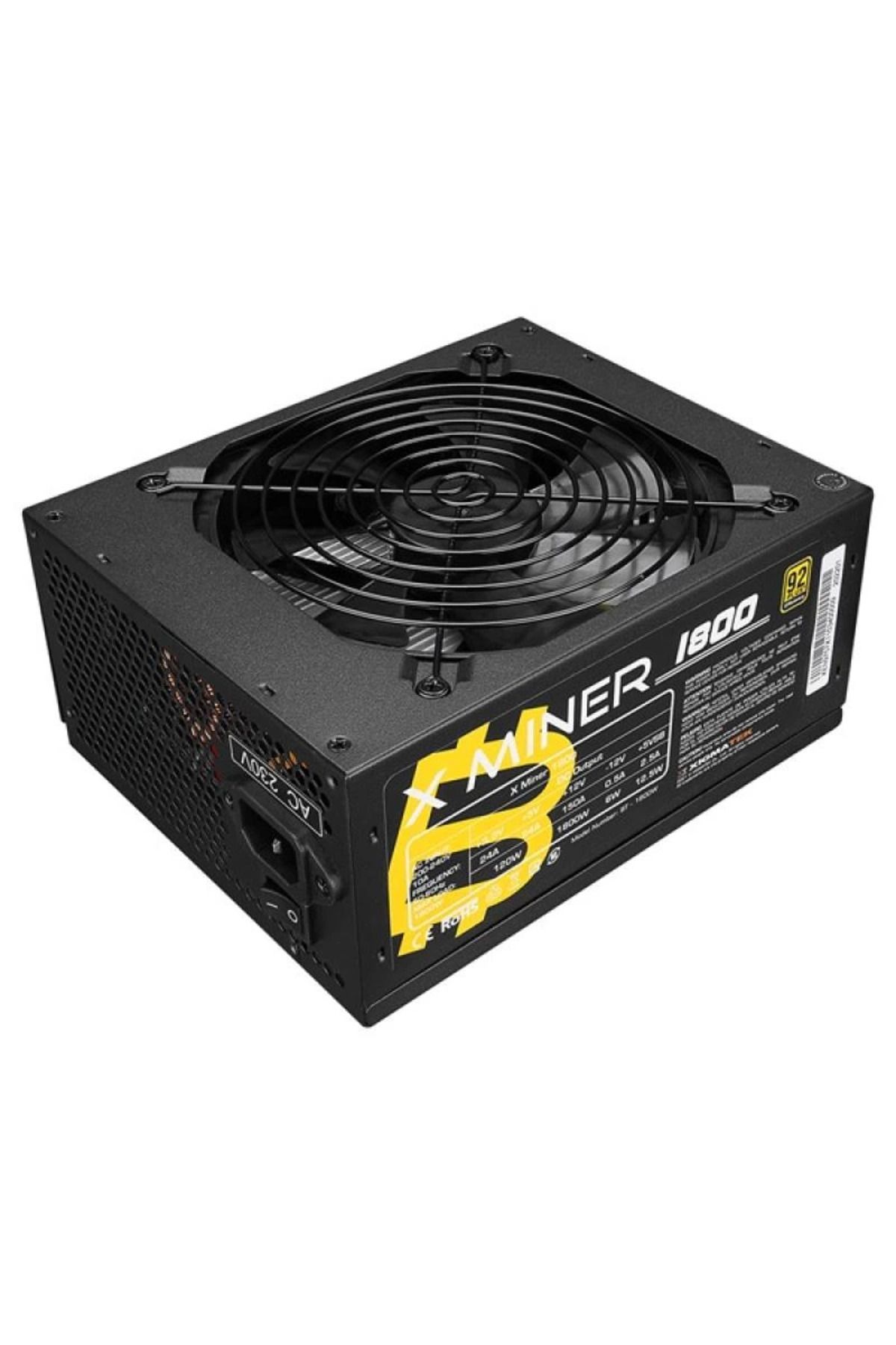 hayalimsah XIGMATEK 1800W 92 MINER BT-1800W EN9757 X 14CM FANLI MINING POWER SUPPLY