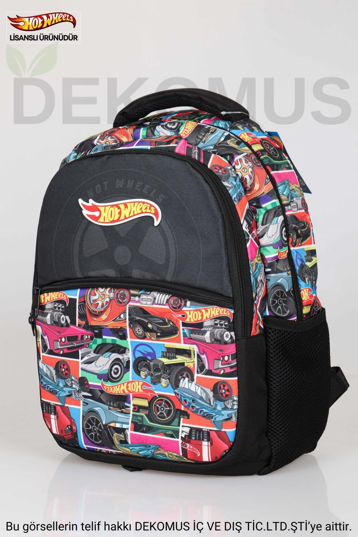 HOT WHEELS Dekomus Ile Yeni Sezon Lisanslı Okul Çantası