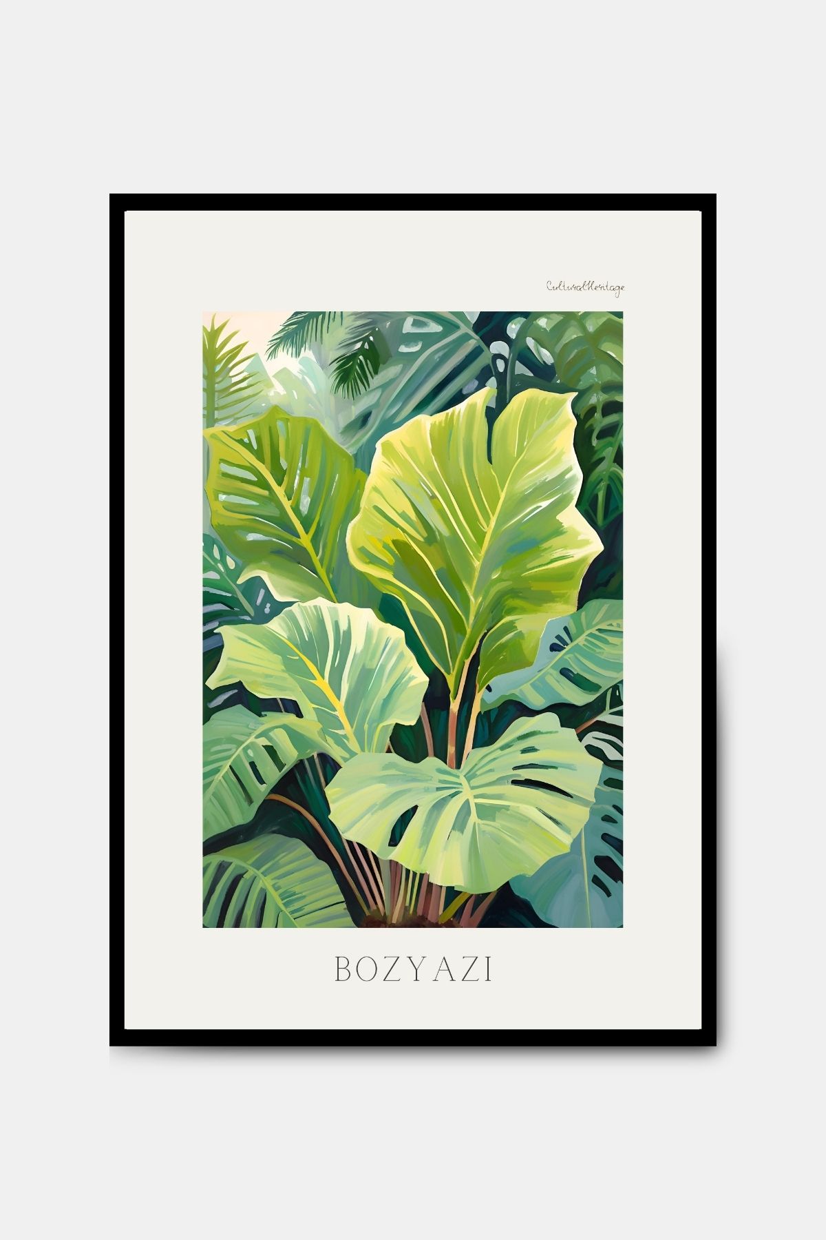 PİTAYA Mersin Bozyazı Poster - Çerçevesiz Tasarım Poster Yağlı Boya Tablo Gölevez Duvar Dekoru