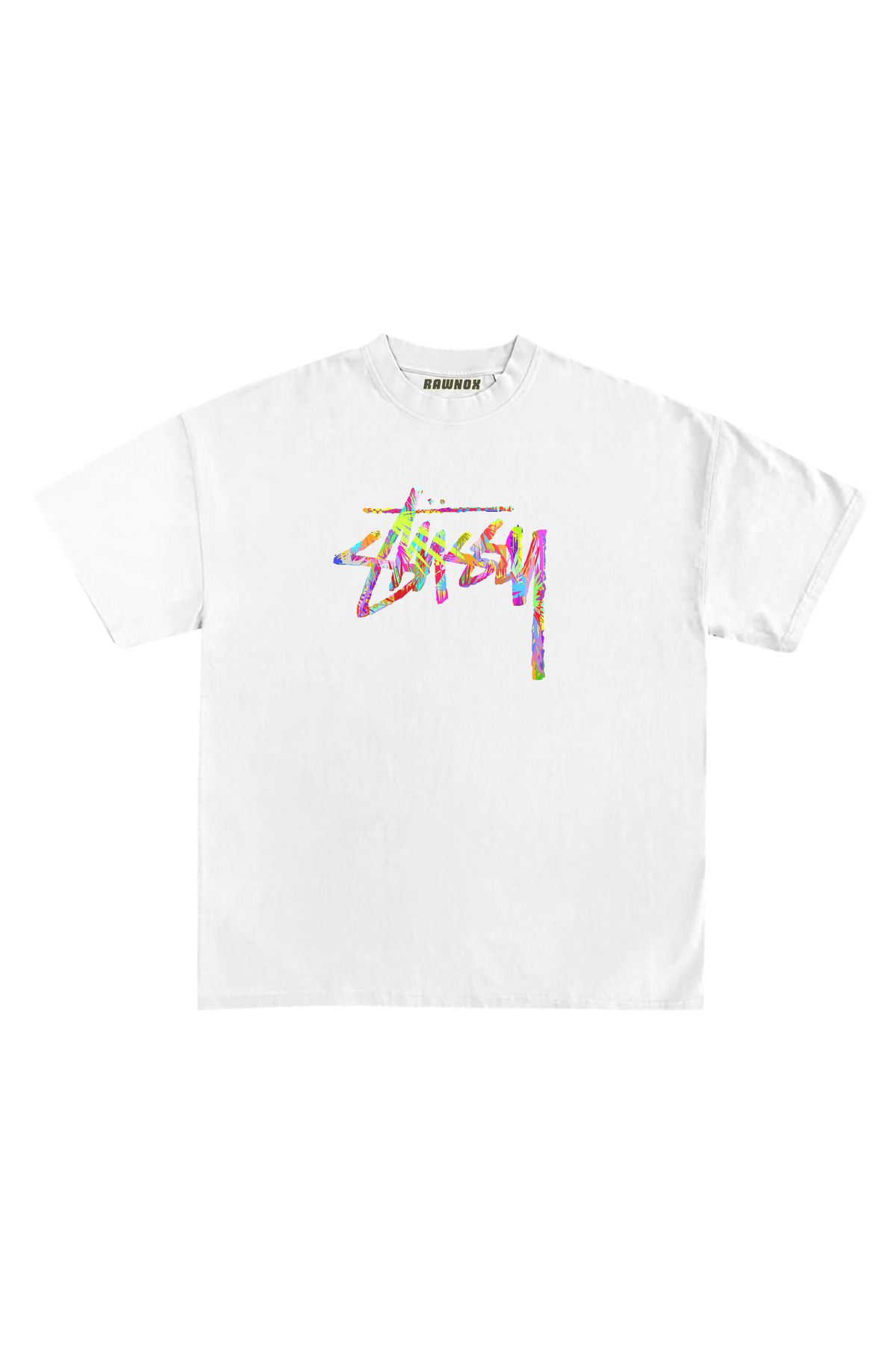 RawNox Unisex Bol Kalıp RawNox Özel Koleksiyon Stsy V4 Tshirt