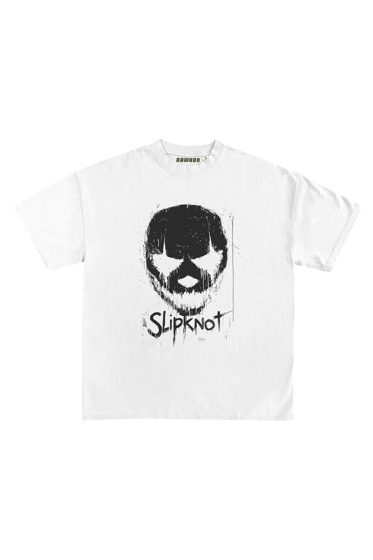 RawNox Unisex Bol Kalıp RawNox Özel Koleksiyon Slipknot V3 Tshirt
