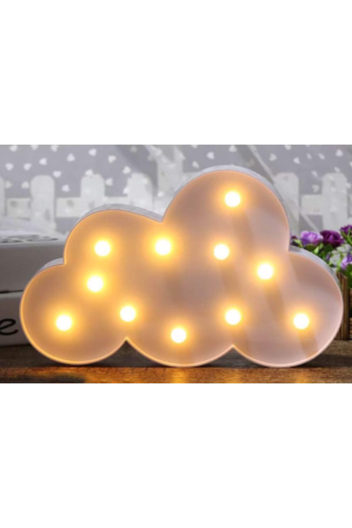 KfksStore Bulut Şeklinde LED Gece Lambası
