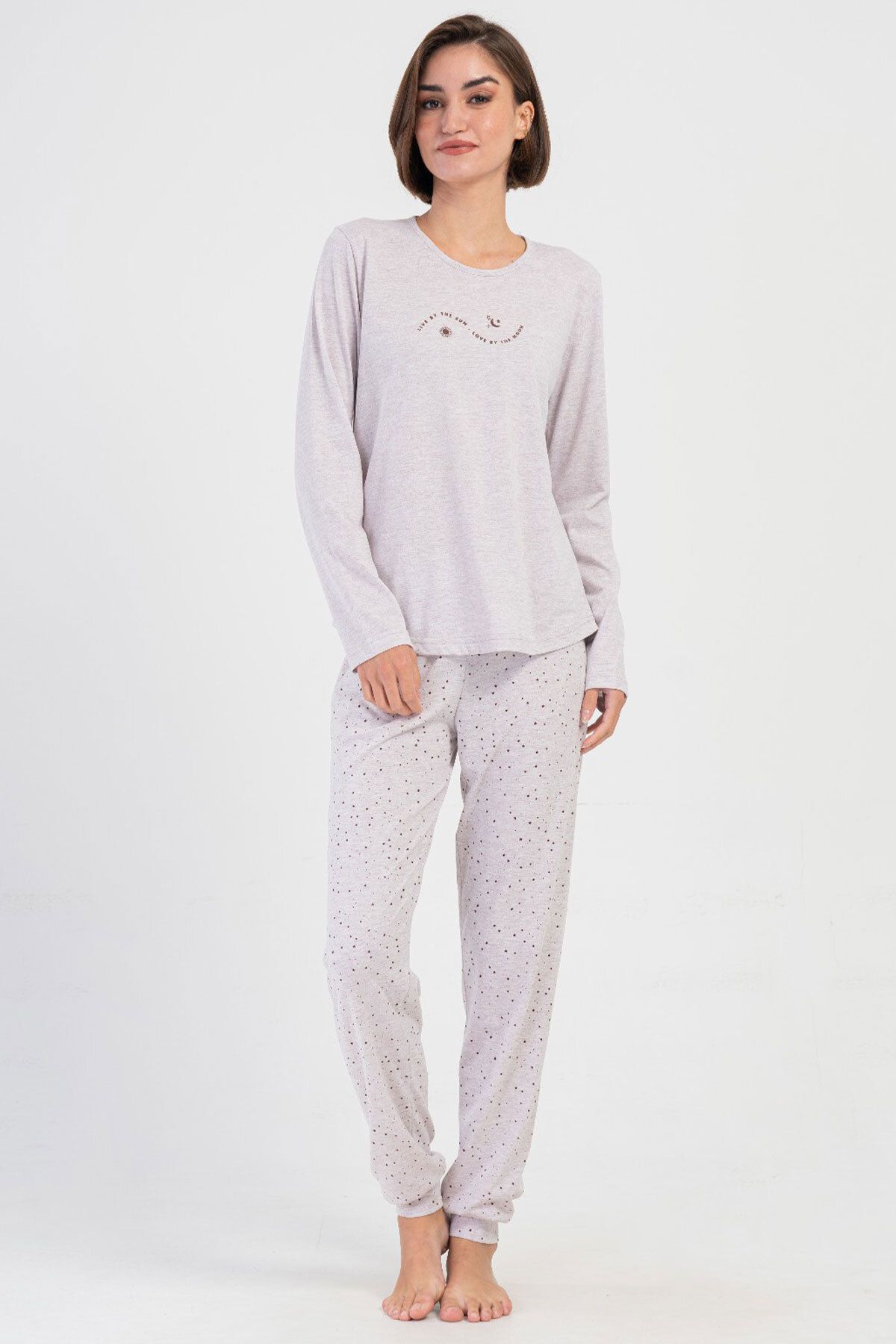 VİENETTA Kadın Uzun Kol Pijama Takım , 403224
