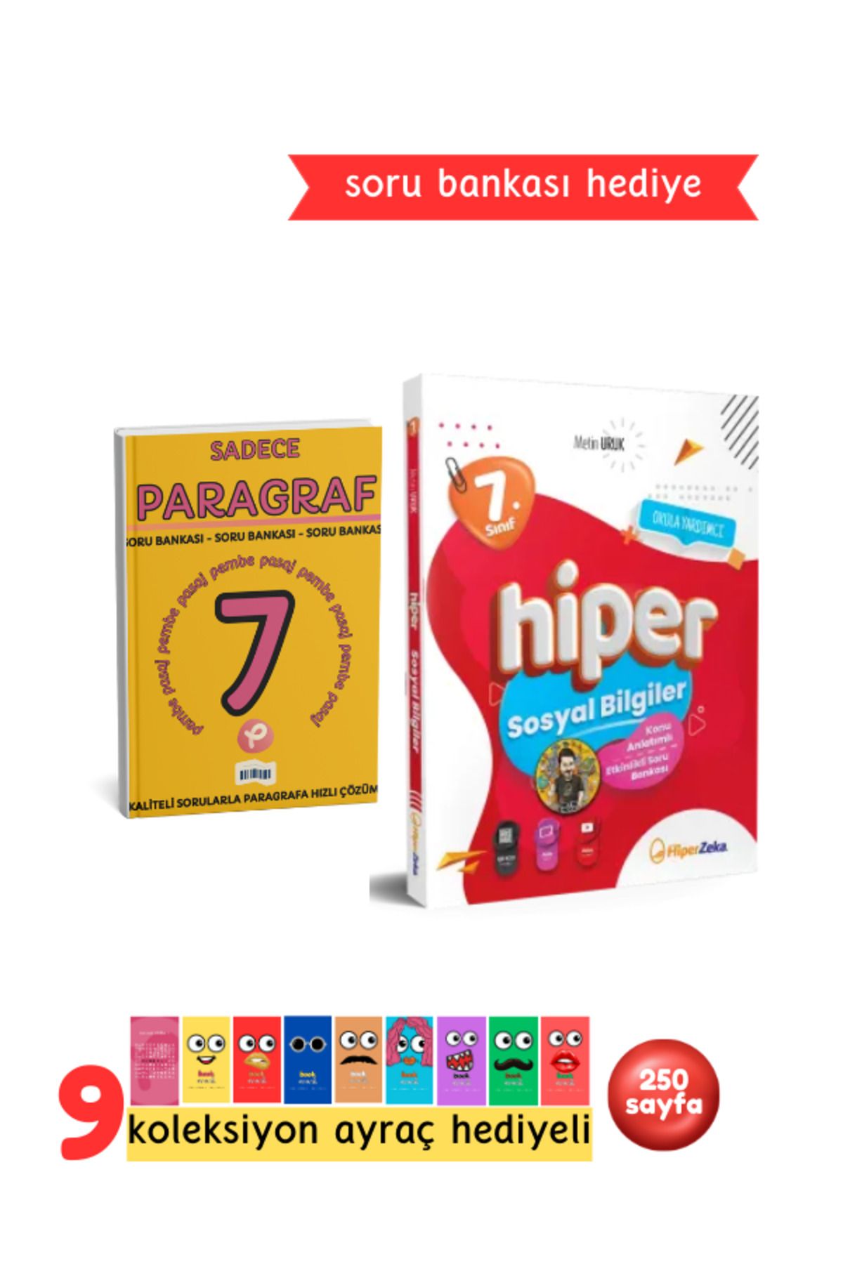 Pembe Yayınevi Hiper Zeka Yayınları 7. Sınıf Hiper Sosyal Bilgiler Konu Anlatımlı - Etkinlikli Soru Bankası