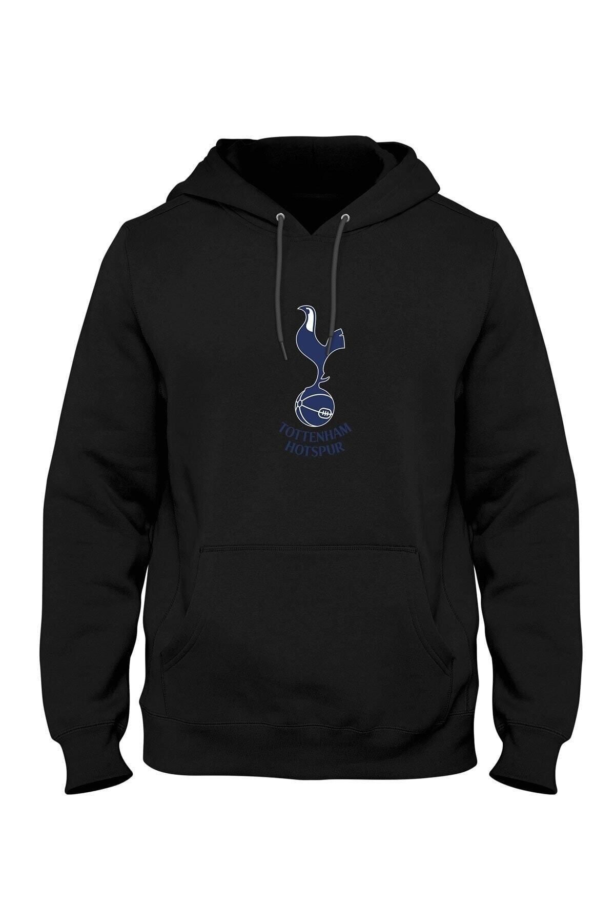 Pisa Art Oversize Tottenham Hostspur Baskılı Kapşonlu Sweatshirt Hoodie