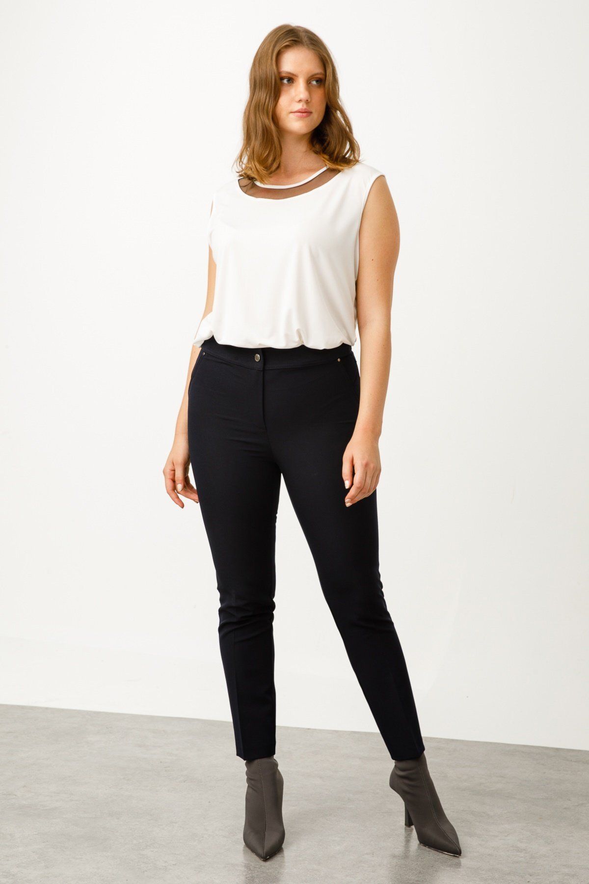 Gilda 3517 GİLDA YAN CEP DAR PAÇA PANTOLON