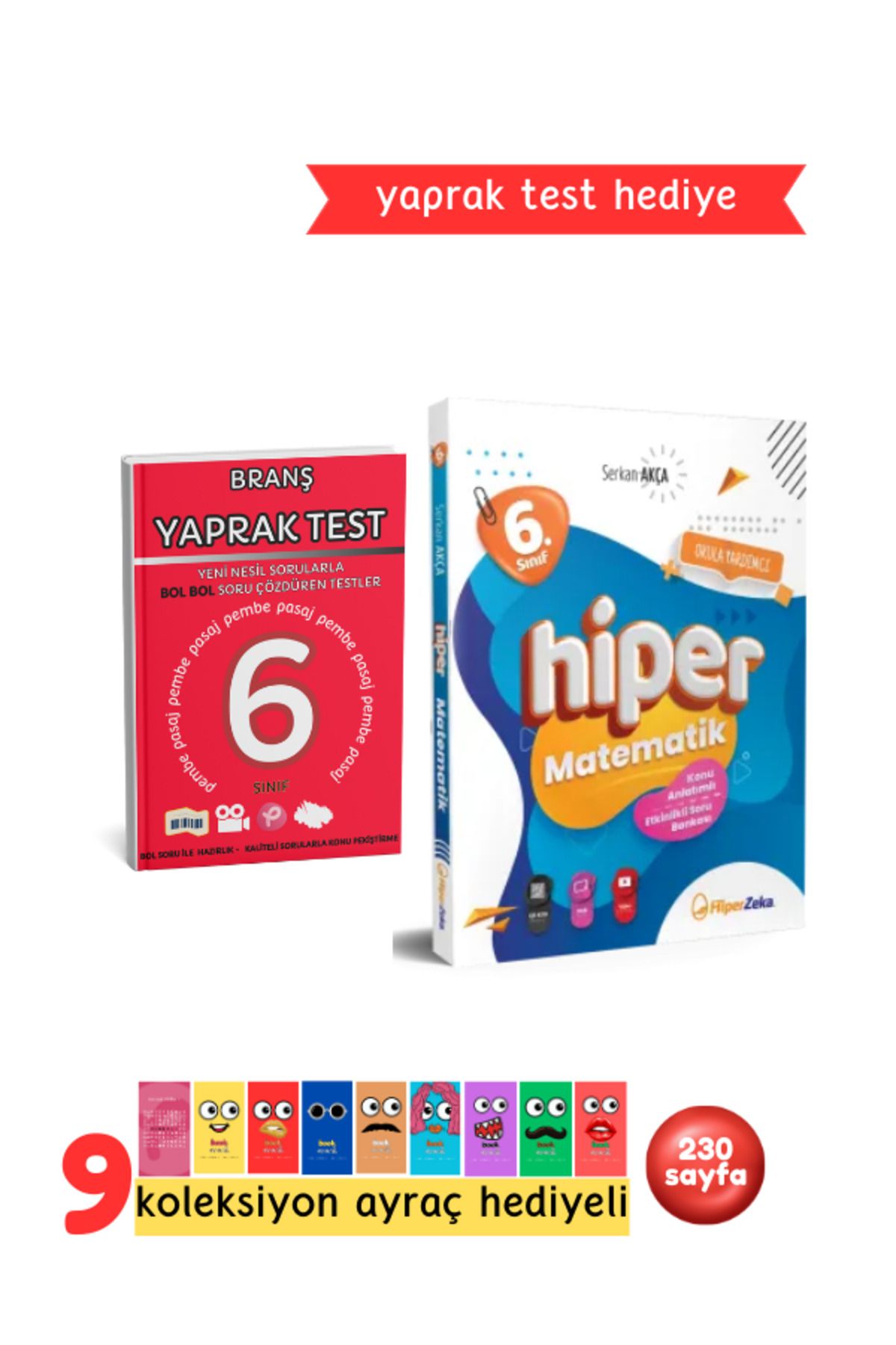 Pembe Yayınevi Hiper Zeka Yayınları 6. Sınıf Hiper Matematik Konu Anlatımlı - Etkinlikli Soru Bankası