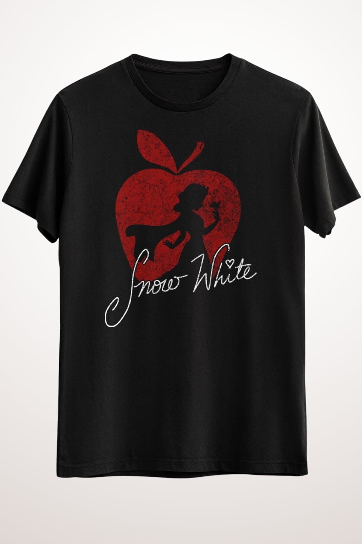 Pisa Art Unisex Siyah Tişört Poison Apple Silhouette