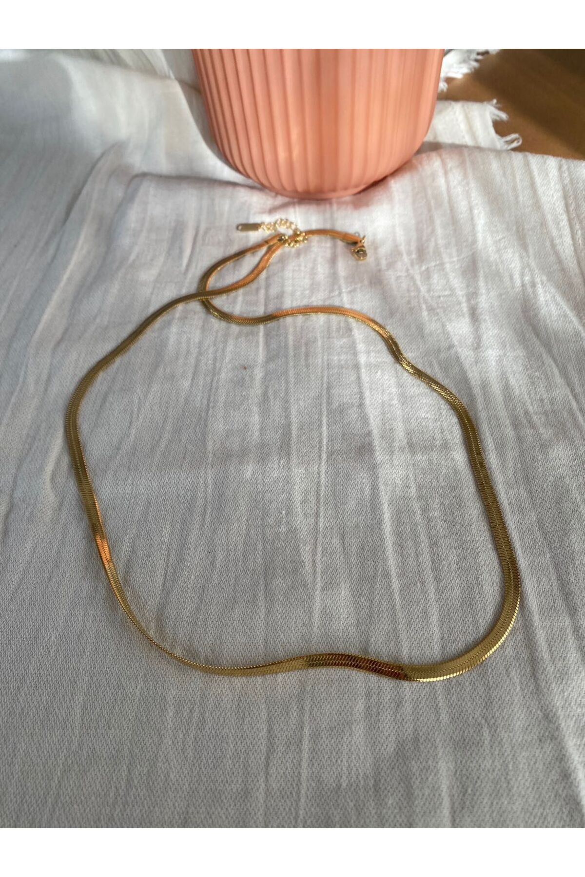 Giz Accesories İTALYAN ZİNCİR ÇELİK KOLYE 60 CM