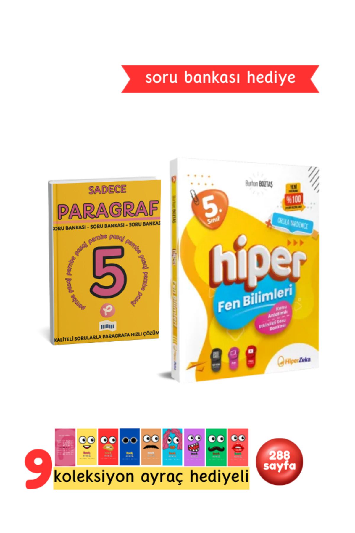 Pembe Yayınevi Hiper Zeka Yayınları 5. Sınıf Hiper Fen Bilimleri Konu Anlatımlı - Etkinlikli Soru Bankası