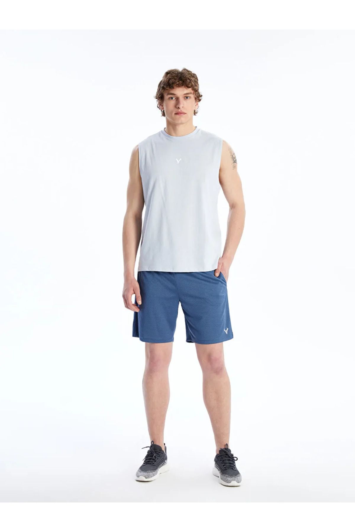 LC Waikiki XSIDE ACTIVE Indigo Slim Fit Erkek Spor Şort