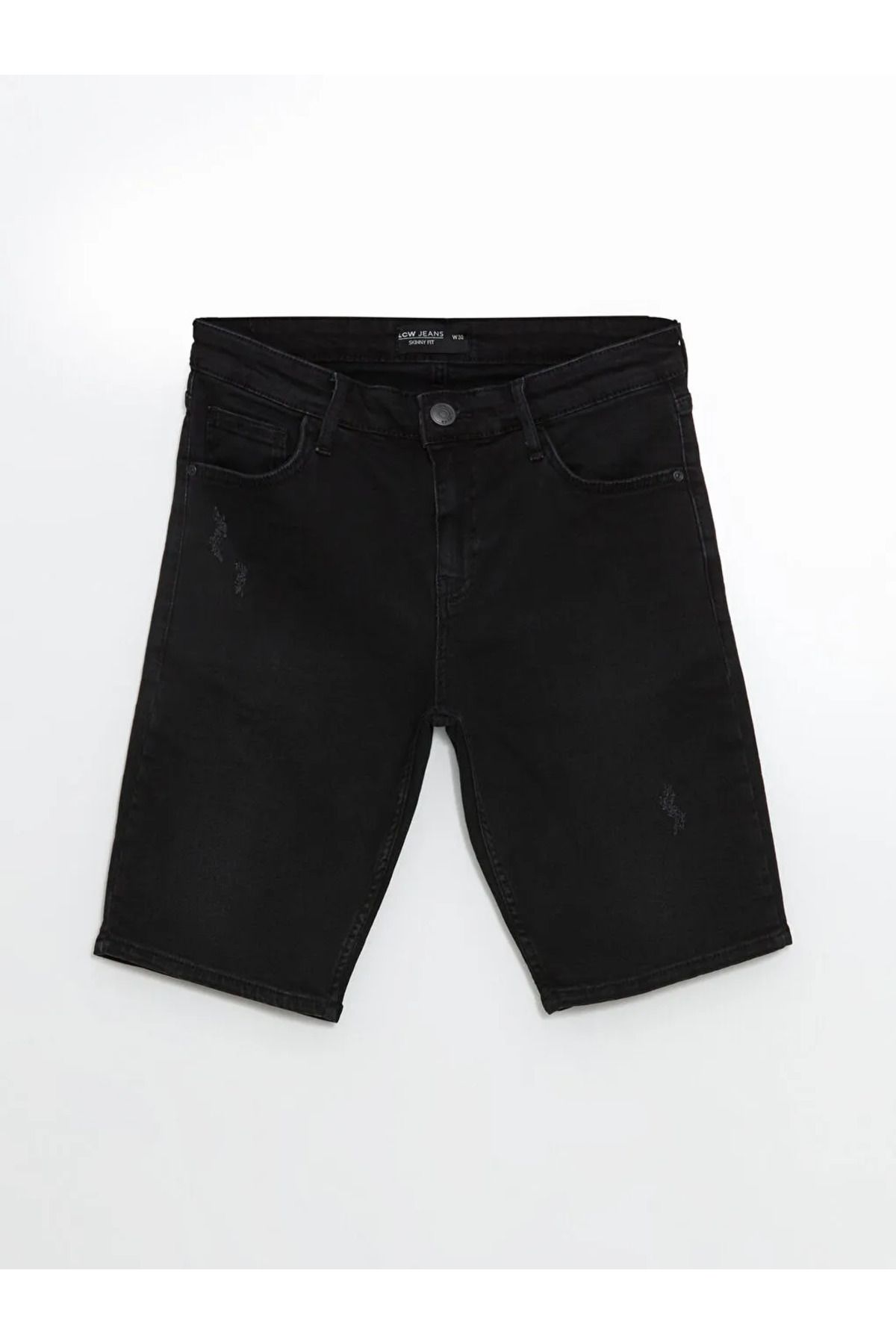 LC Waikiki LCW Jeans Siyah Süper Skinny Fit Erkek Jean Şort
