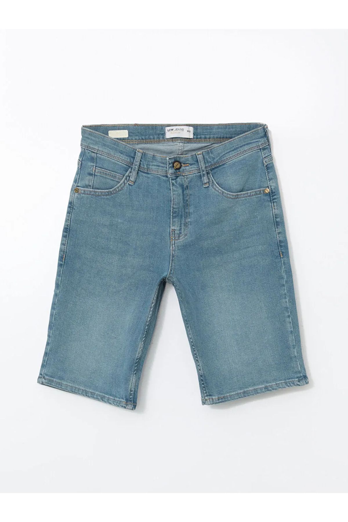 LC Waikiki LCW Jeans Yeşil Süper Skinny Fit Erkek Jean Şort