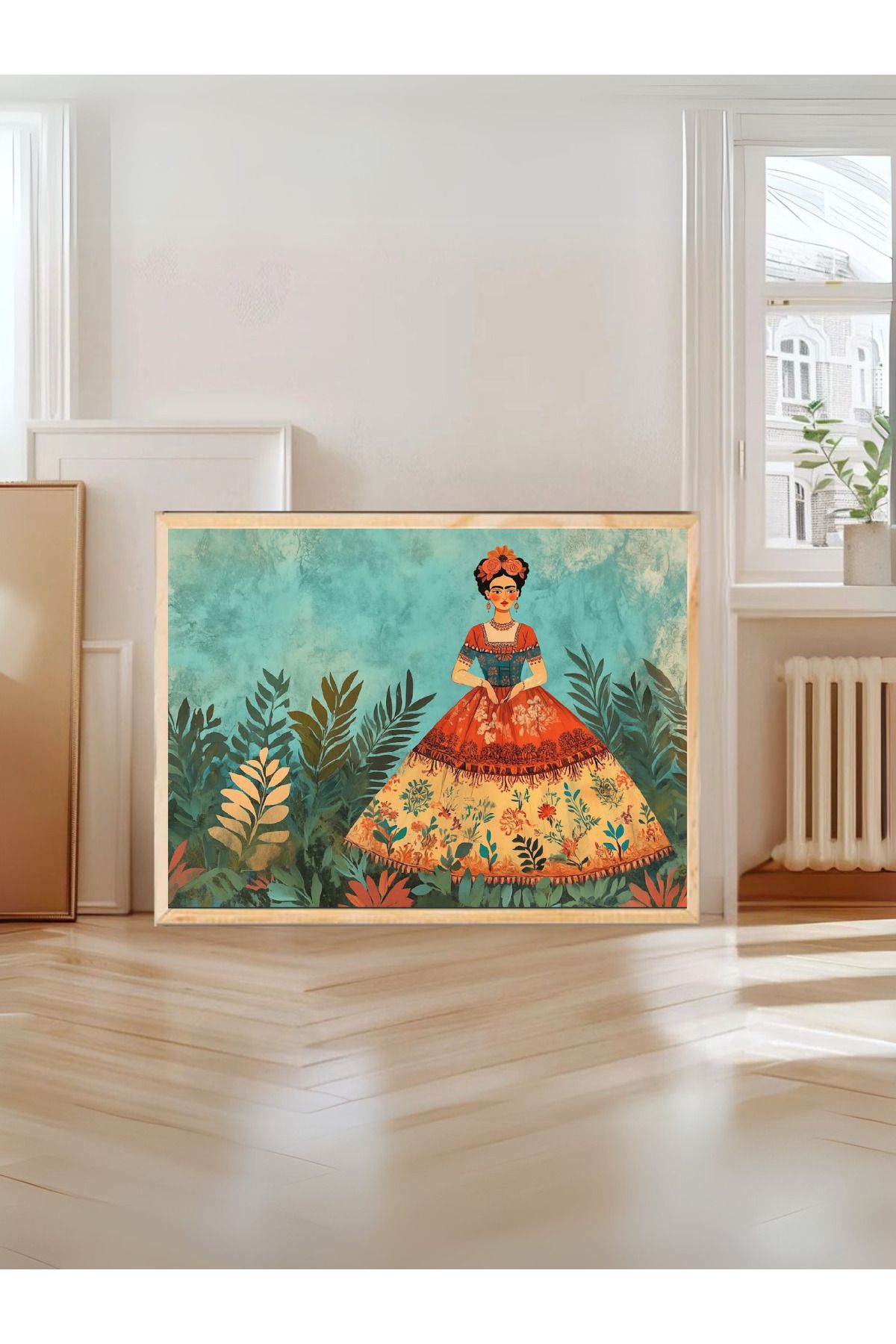 woodhomeworks tek parça salon ofis dekor tablo