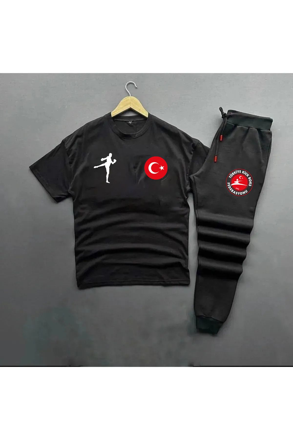 Pisa Art KickBoks Milli Takım Özel Tasarım Oversize tshirt -Slim Eşofman Altı