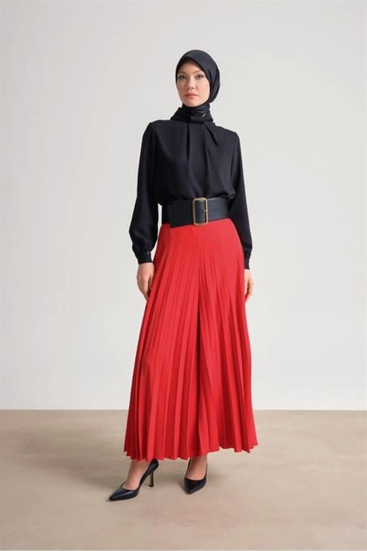 aradimtaradim Armine Pilisoley Pantolon Etek 24Y2600 Kırmızı