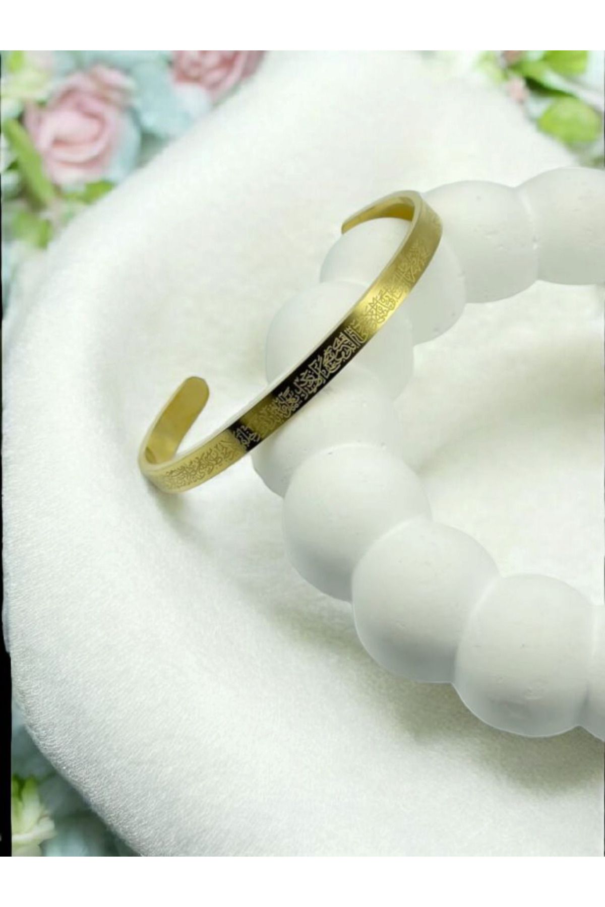 XUPING JEWELRY Ayet'el kürsili gold Çelik bileklik