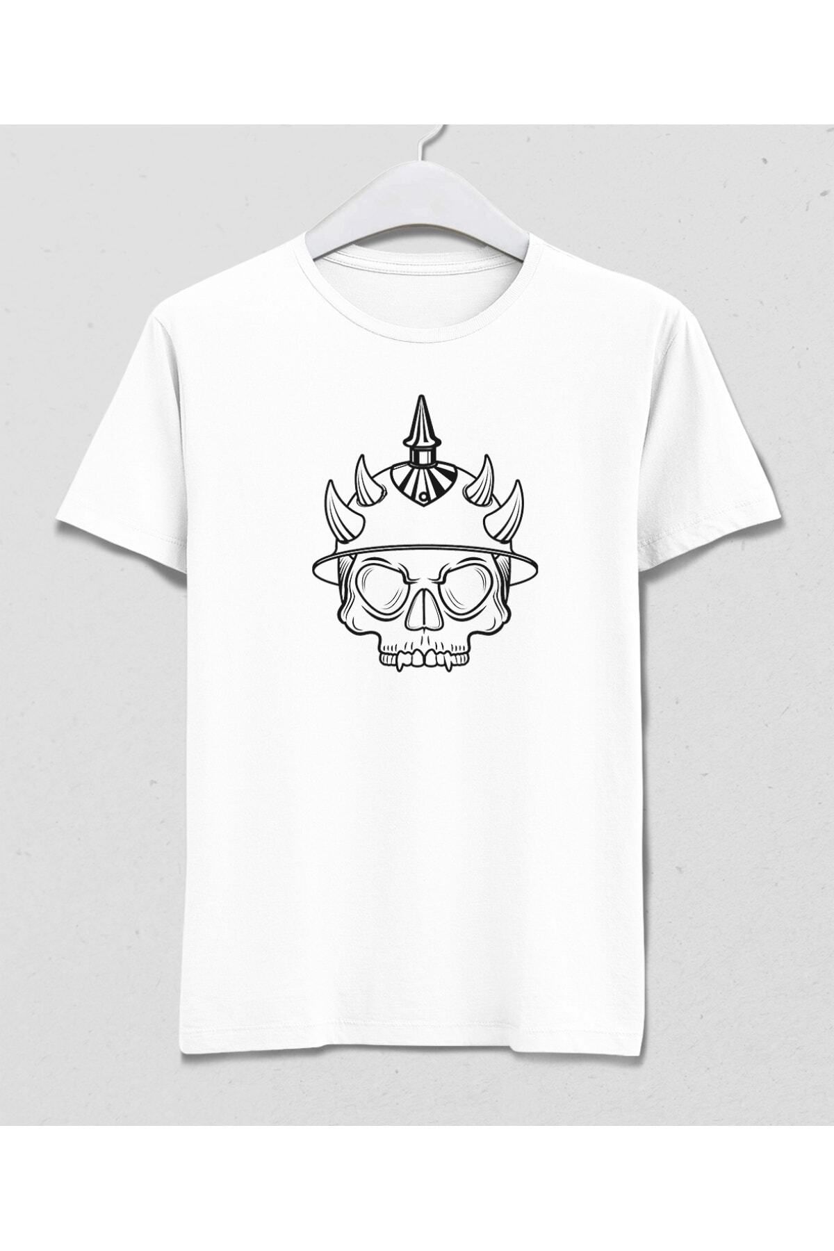 Pisa Art Skull Erkek Tişört
