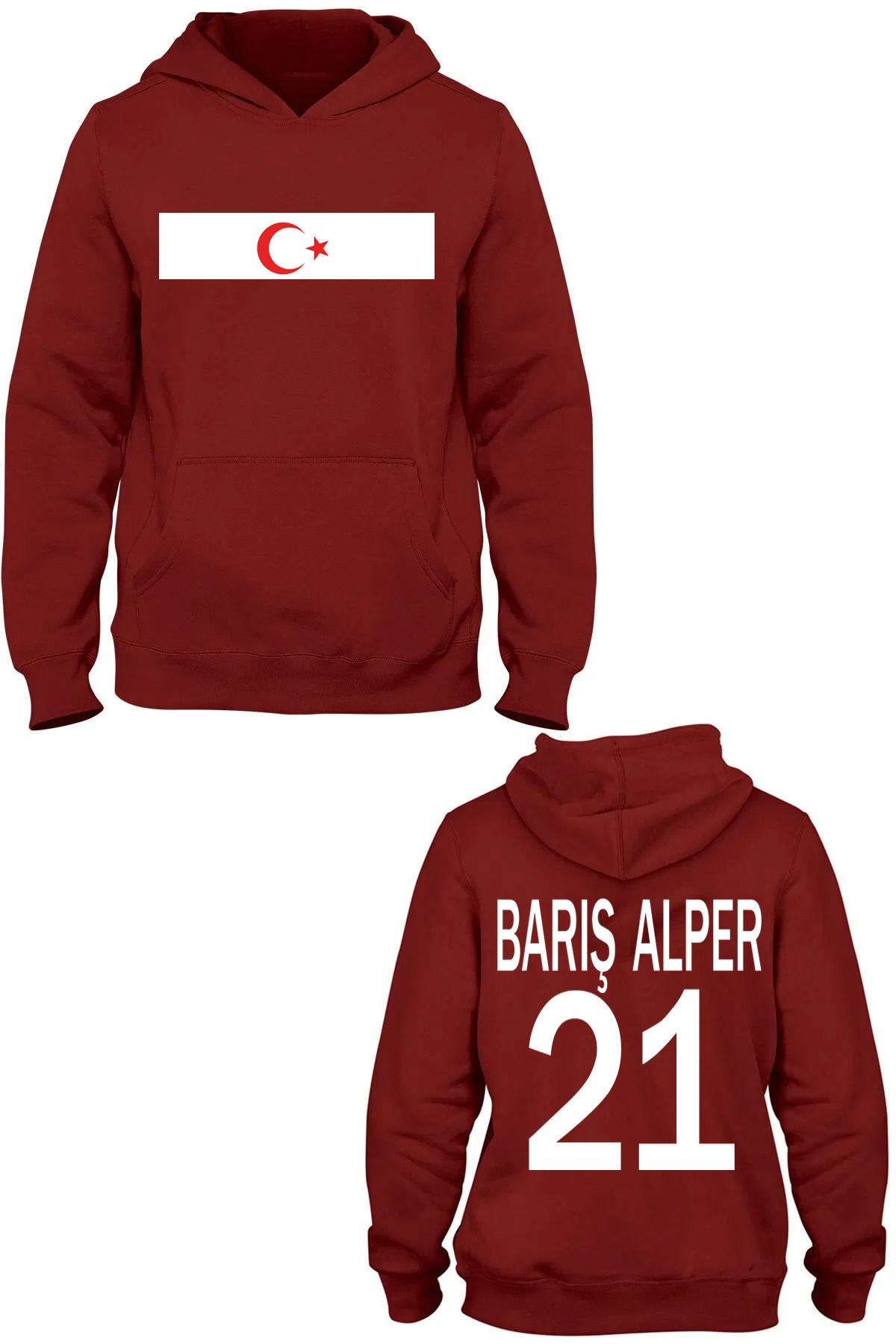 Pisa Art Barış Alper Yılmaz Milli Takım Tasarım 3İplik Unisex Sweat Yetişkin-Çocuk Kişiye Özel Baskı Yazılır