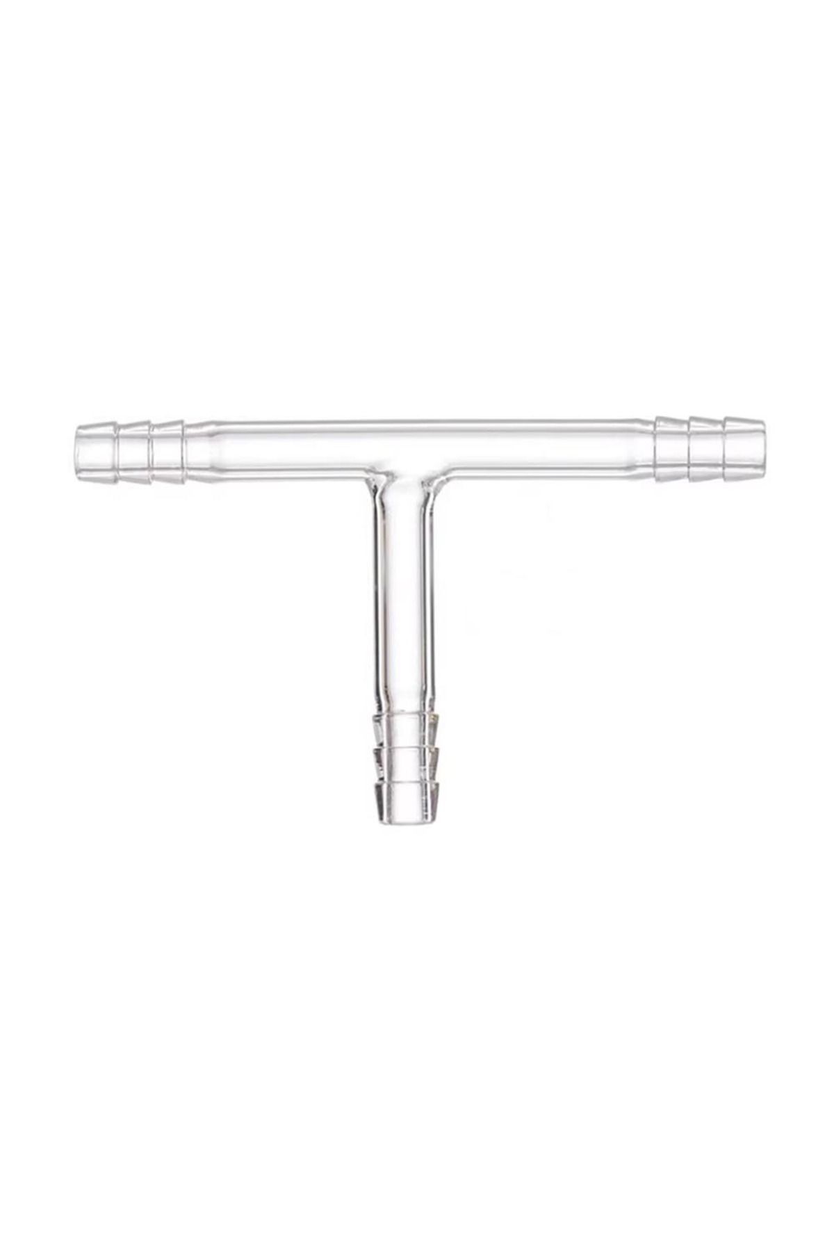 TRAY Adaptör Hortum için Cam T Form Ø 6 mm