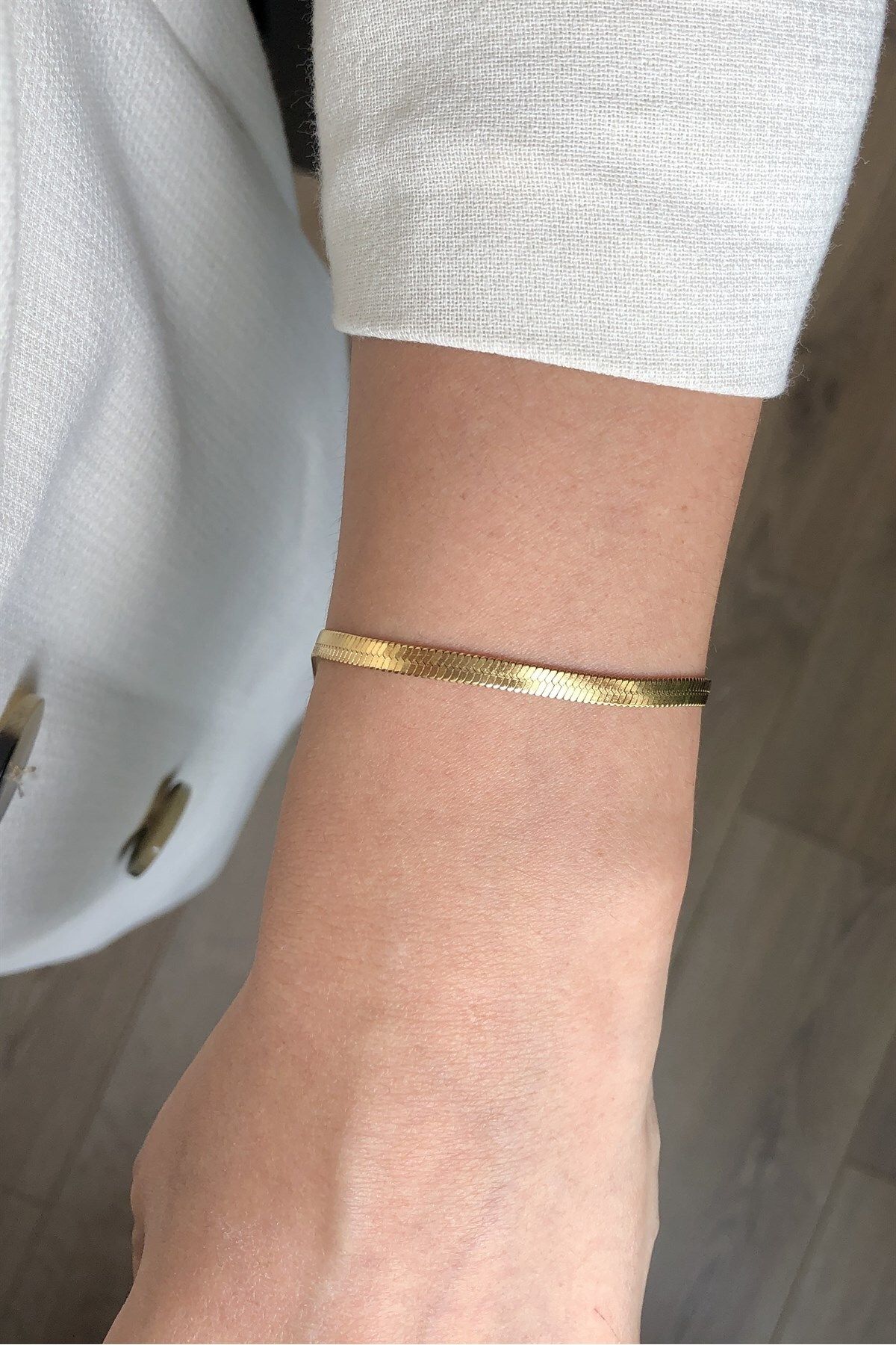 Giz Accesories İTALYAN ZİNCİR ÇELİK BİLEKLİK