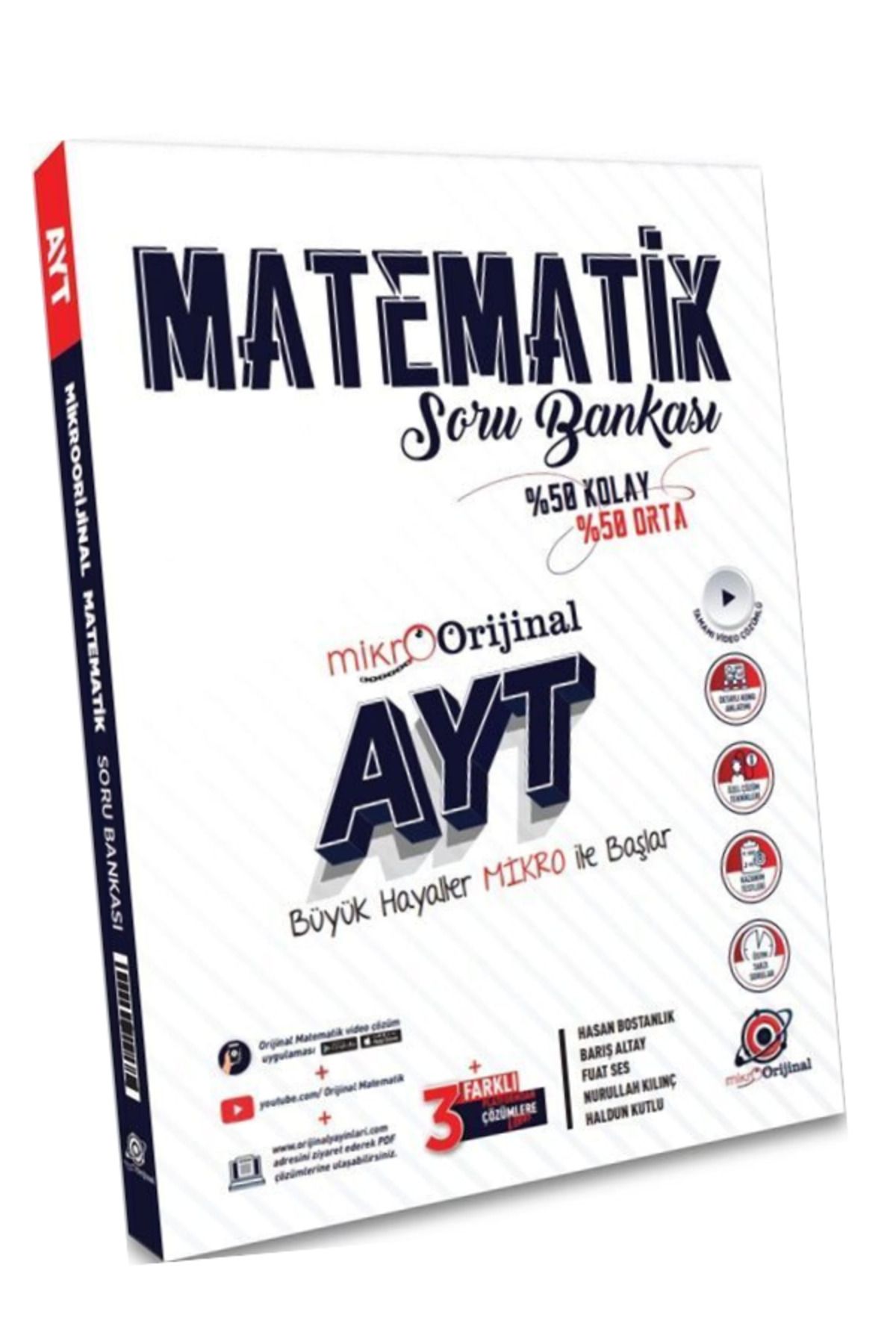 Orijinal Yayınları Orijinal Mikro AYT Mikro Matematik Soru Bankası Orijinal Yayınları