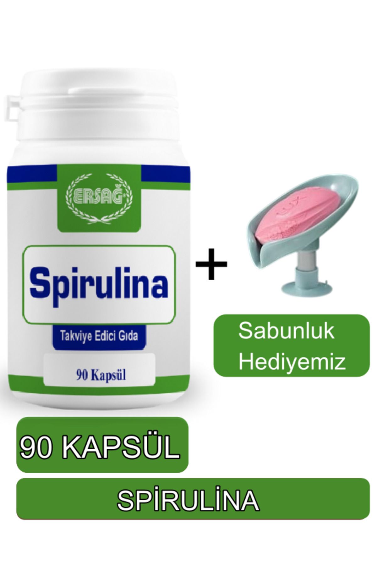 Ersağ Spirulina Takviye Edici Gıda - Sabunluk Hediyemiz 2016-57