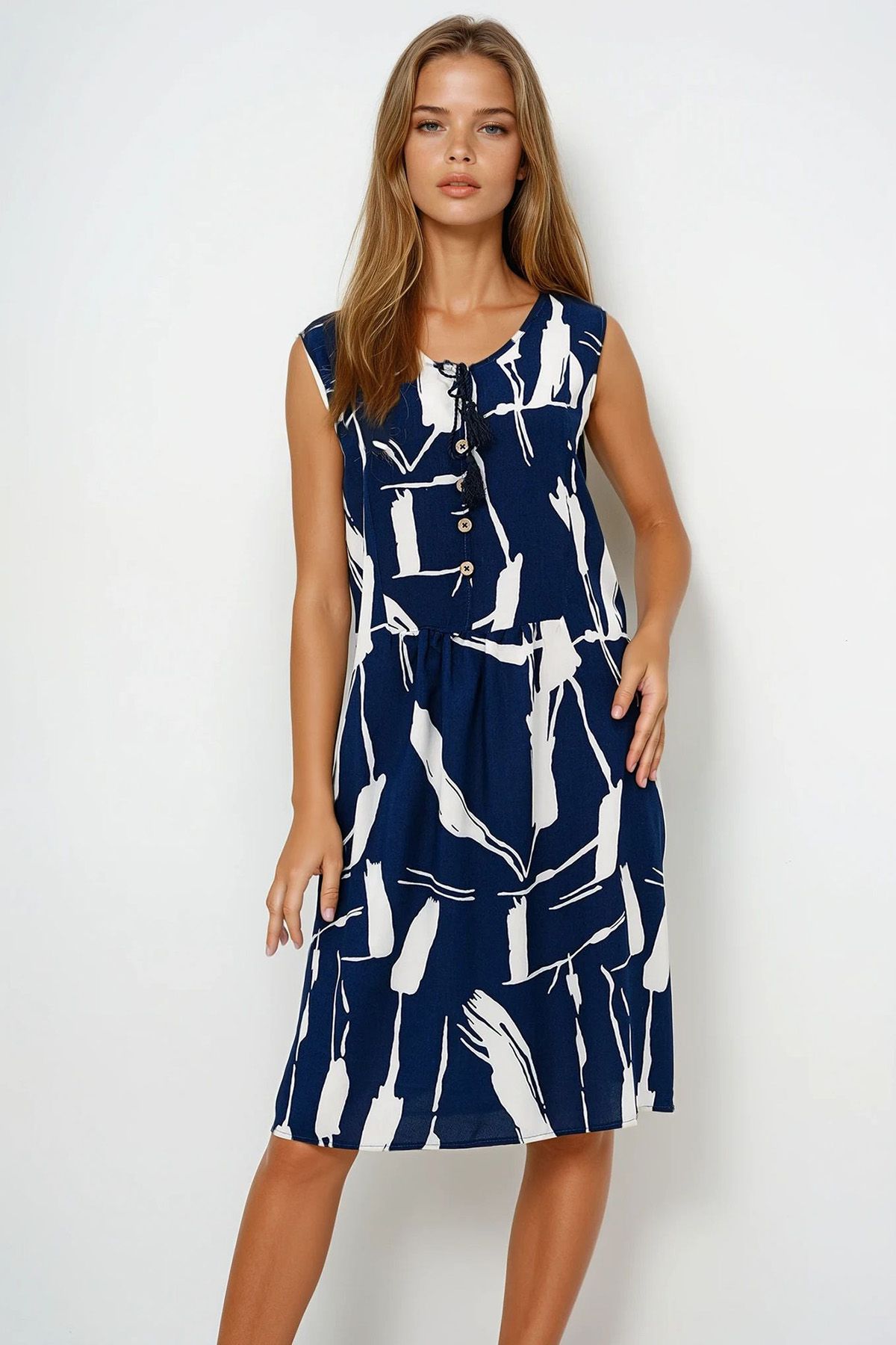 VAGGON-Rochie - Multicolor - A-line 1