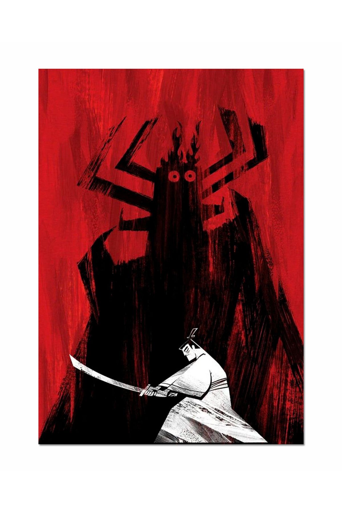 Ayabak Metal Poster Samurai Jack - Dekoratif Metal Poster - Hediyelik Metal Poster
