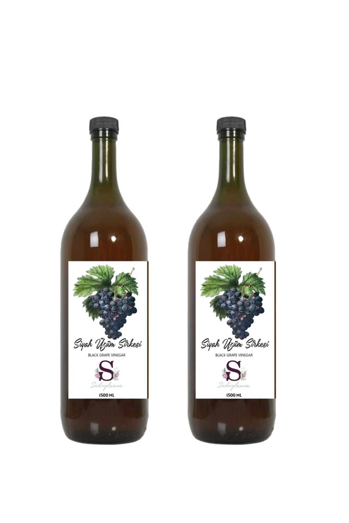 Süheylaana Doğal Siyah Üzüm Sirkesi 1500 Ml - Doğal Siyah Üzüm Sirkesi 1500 Ml
