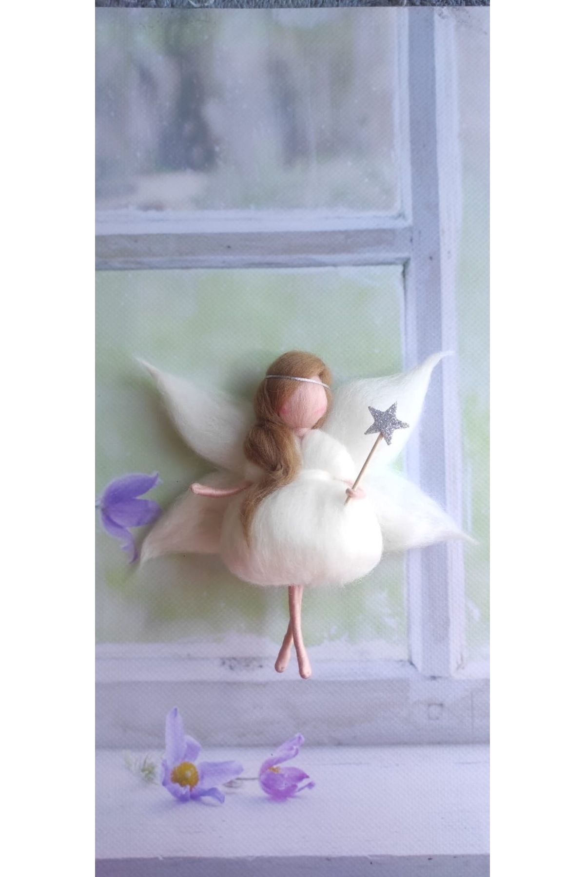 AFRALYAHOME peri kızı perde aksesuarı, 1 adet dekoratif kız erkek bebek perde süsü, bebek çocuk odası perde süsü fotoğrafı 3 (önizleme)