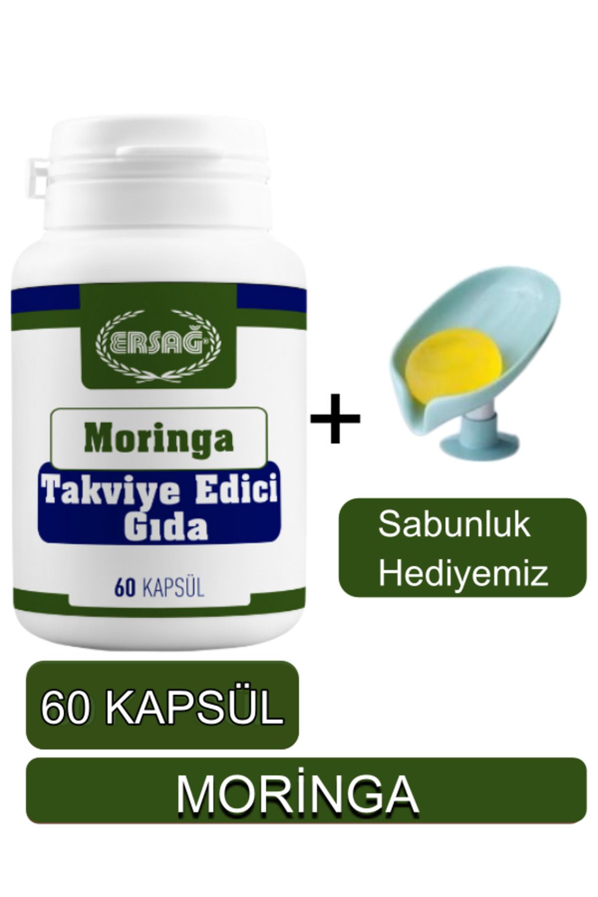 Ersağ Moringa Takviye Edici Gıda - Sabunluk Hediyemiz 2018-11