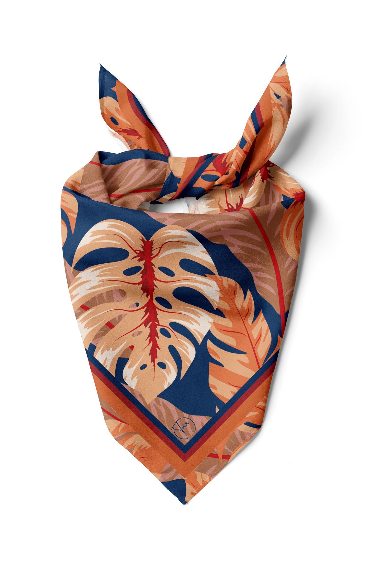 TUA MONSTERA RÜYASI Desen Bandana/Fular