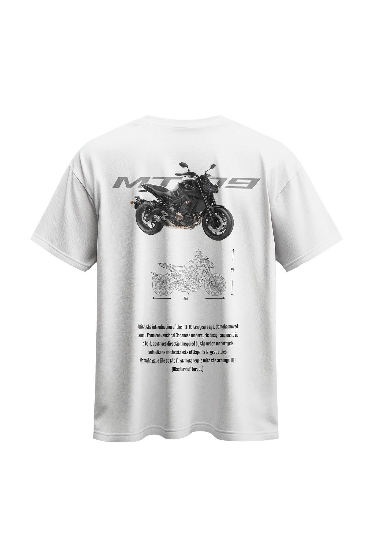 kidzzy YAMAHA MT09 Baskılı Pamuklu Penye T-Shirt