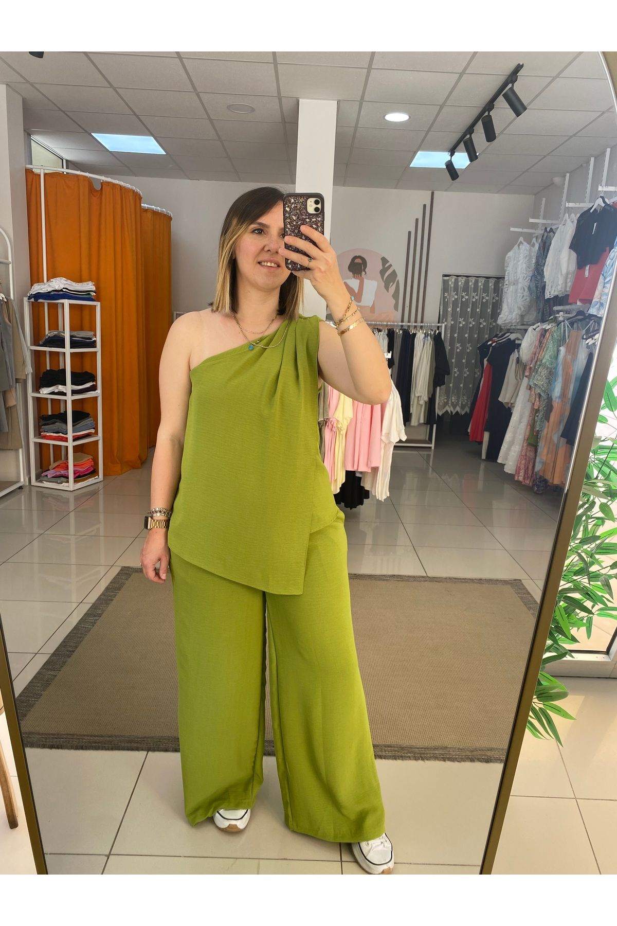 MODA Tek omuz alt üst takım