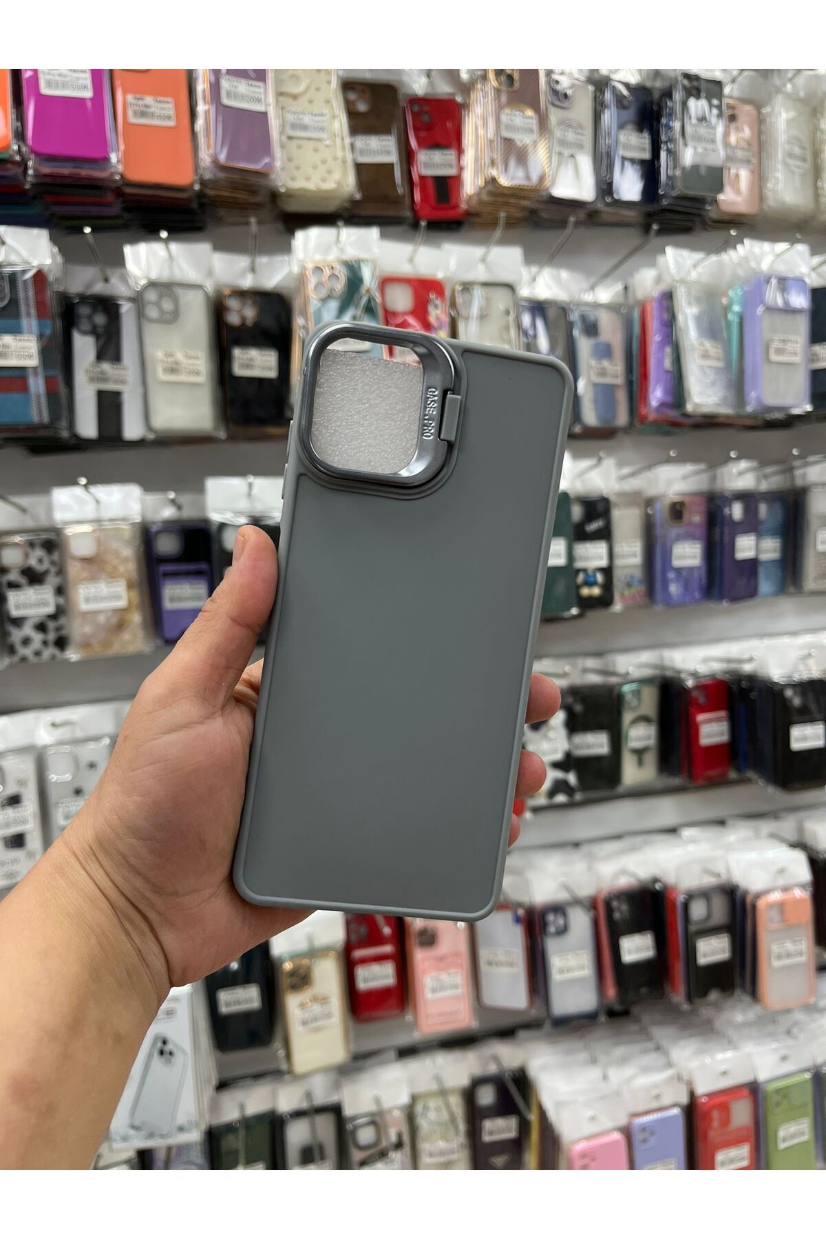 TECNOTREND GALAXY A06 Stand Olabilen Tuşu Kolay Basmalı Lansman Kılıf