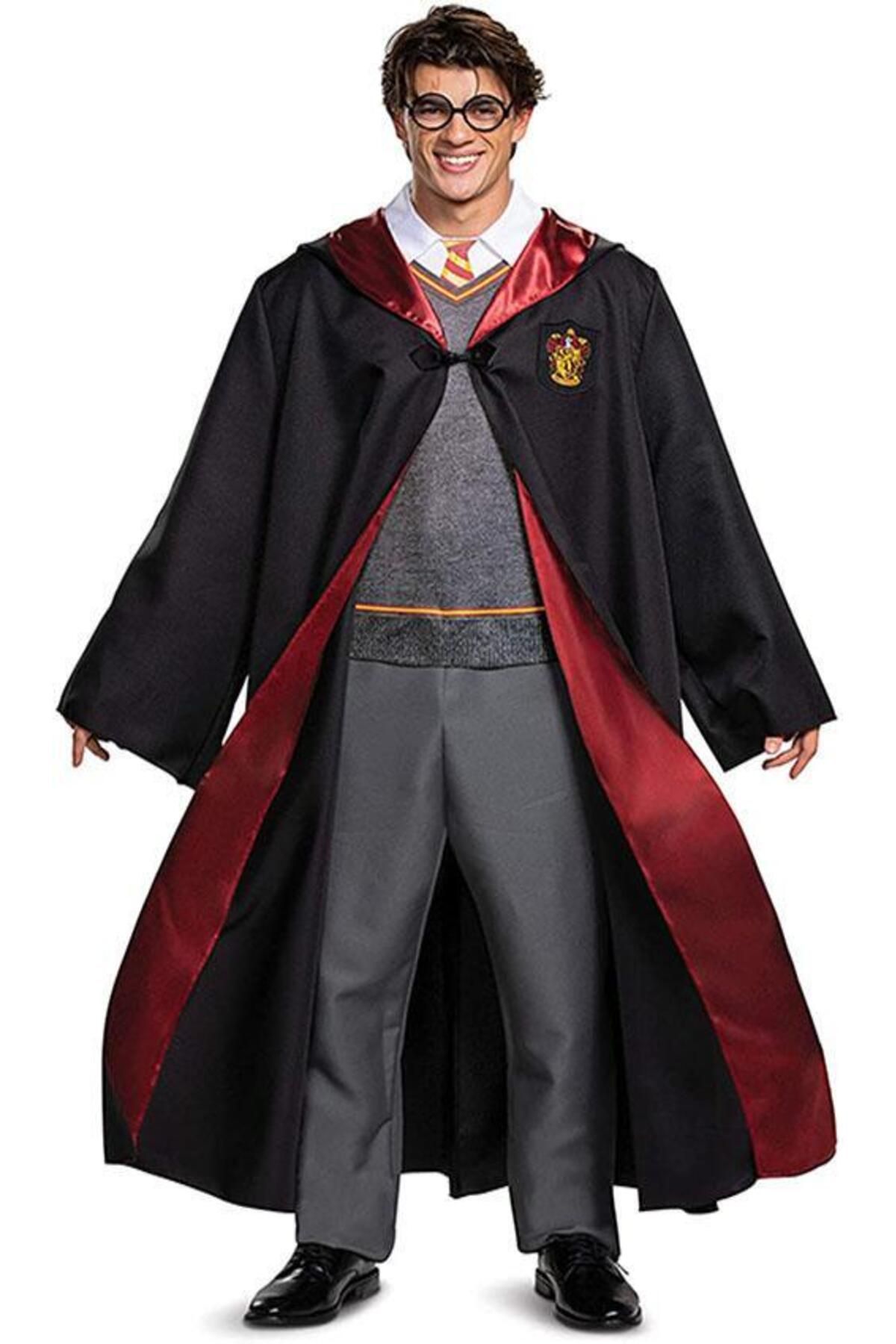 Avantaj Kapıda ® Harry Potter Gryffindor Cübbe Çocuk Boy Kostümü 9-10 Yaş (Tam Takım)