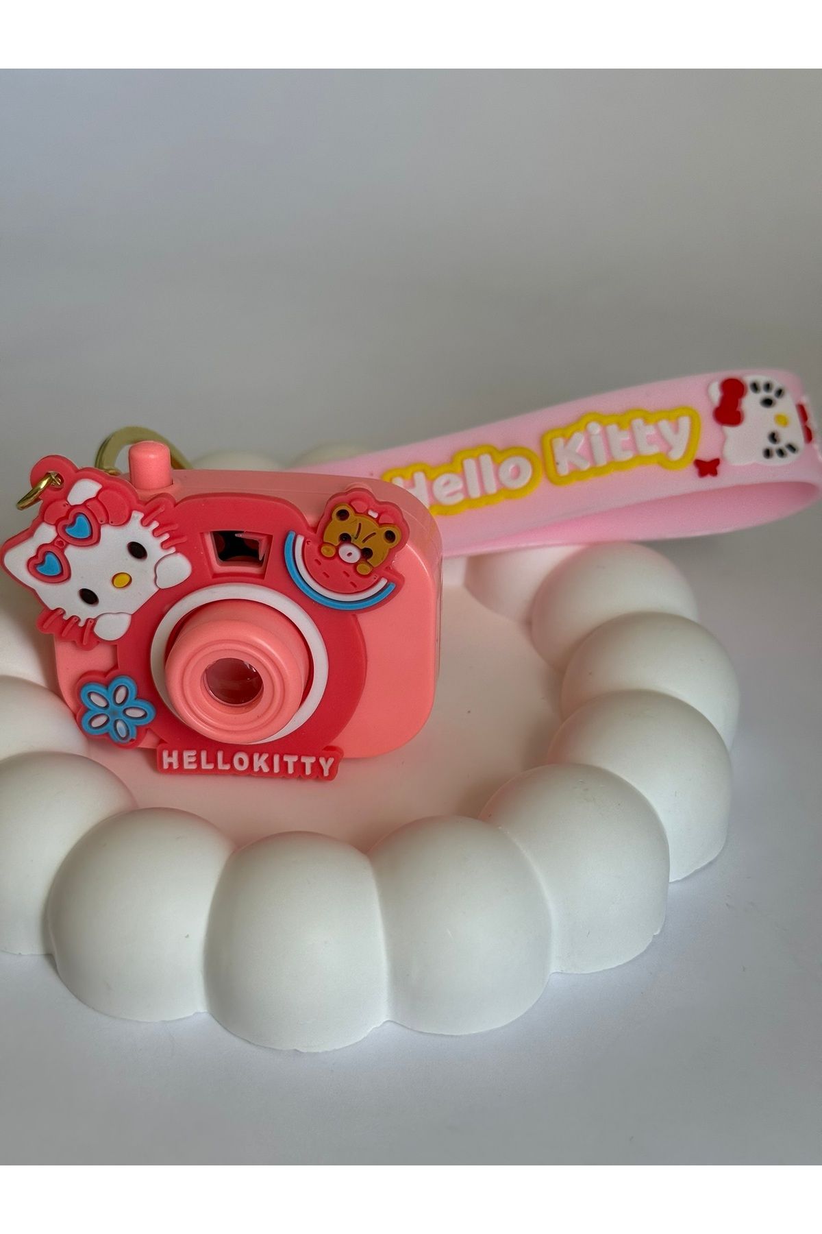 PileaD DUVARA YANSITMALI HELLO KİTTY FOTOĞRAF MAKİNESİ ANAHTARLIK, ÇANTA SÜSÜ