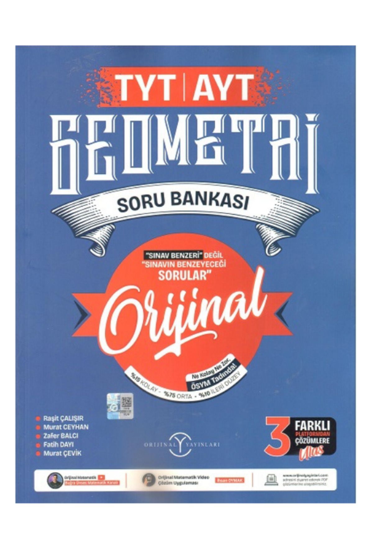 Orijinal Yayınları Orijinal TYT AYT Geometri Soru Bankası Orijinal Yayınları
