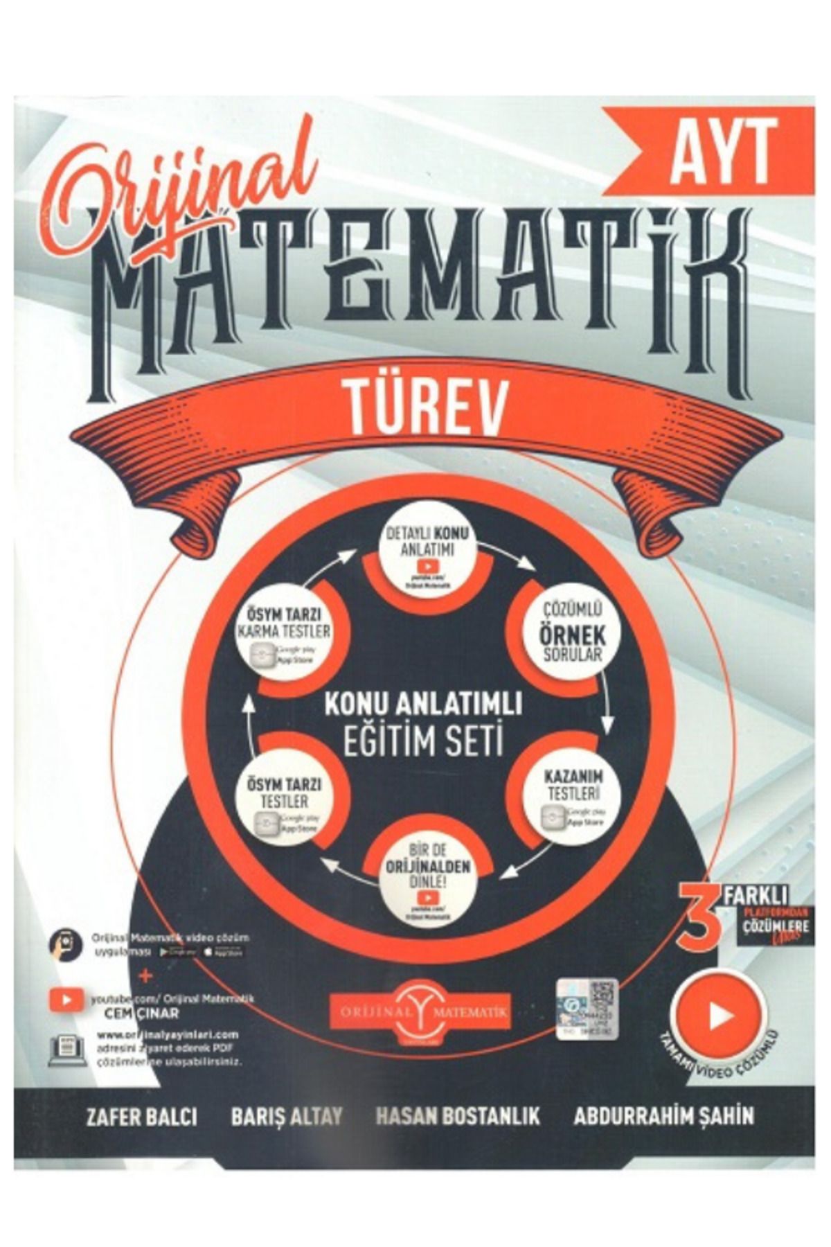 Orijinal Yayınları Orijinal AYT Matematik Türev Konu Anlatımlı Fasikülü Orijinal Yayınları