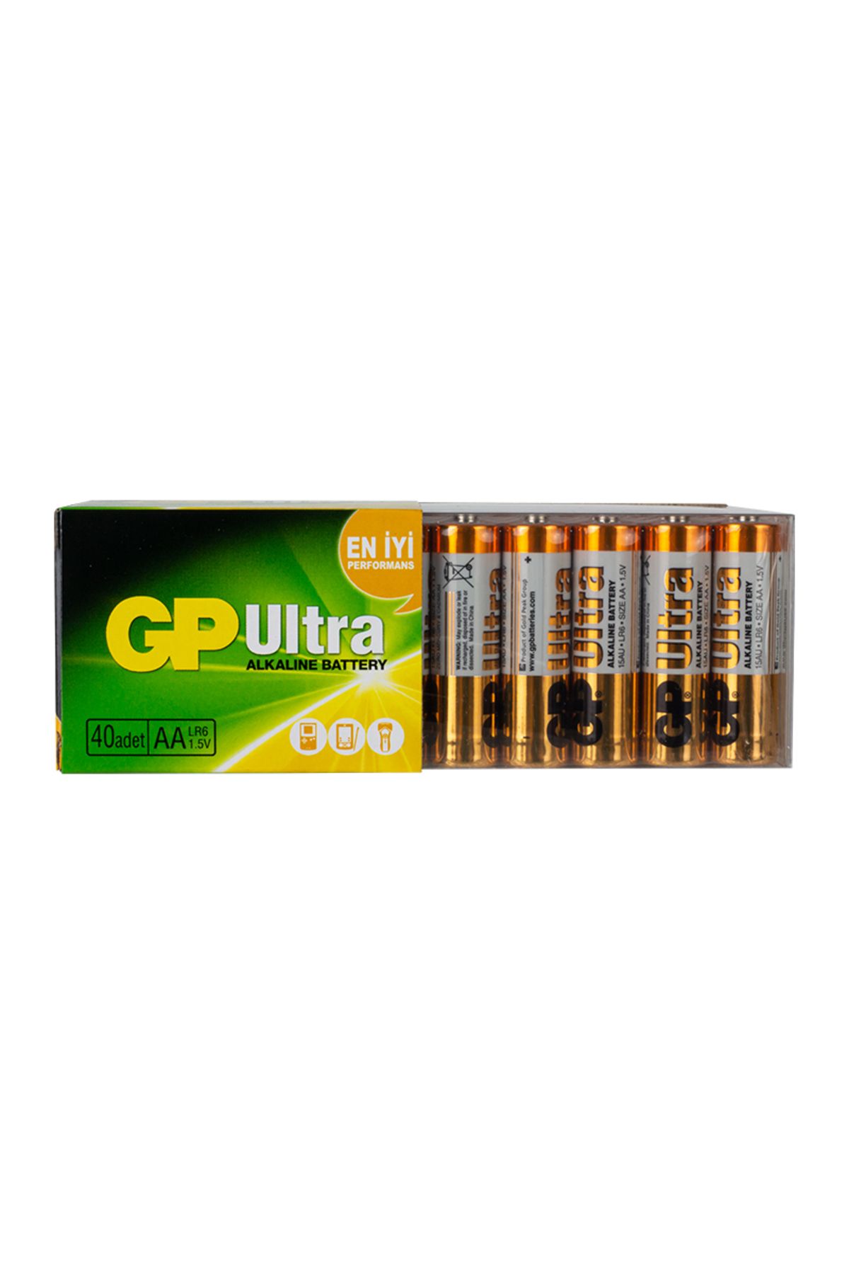Emperium GP 15AU R6 ULTRA ALKALİN KALEM AA 40 LI PAKET FİYAT (5122)
