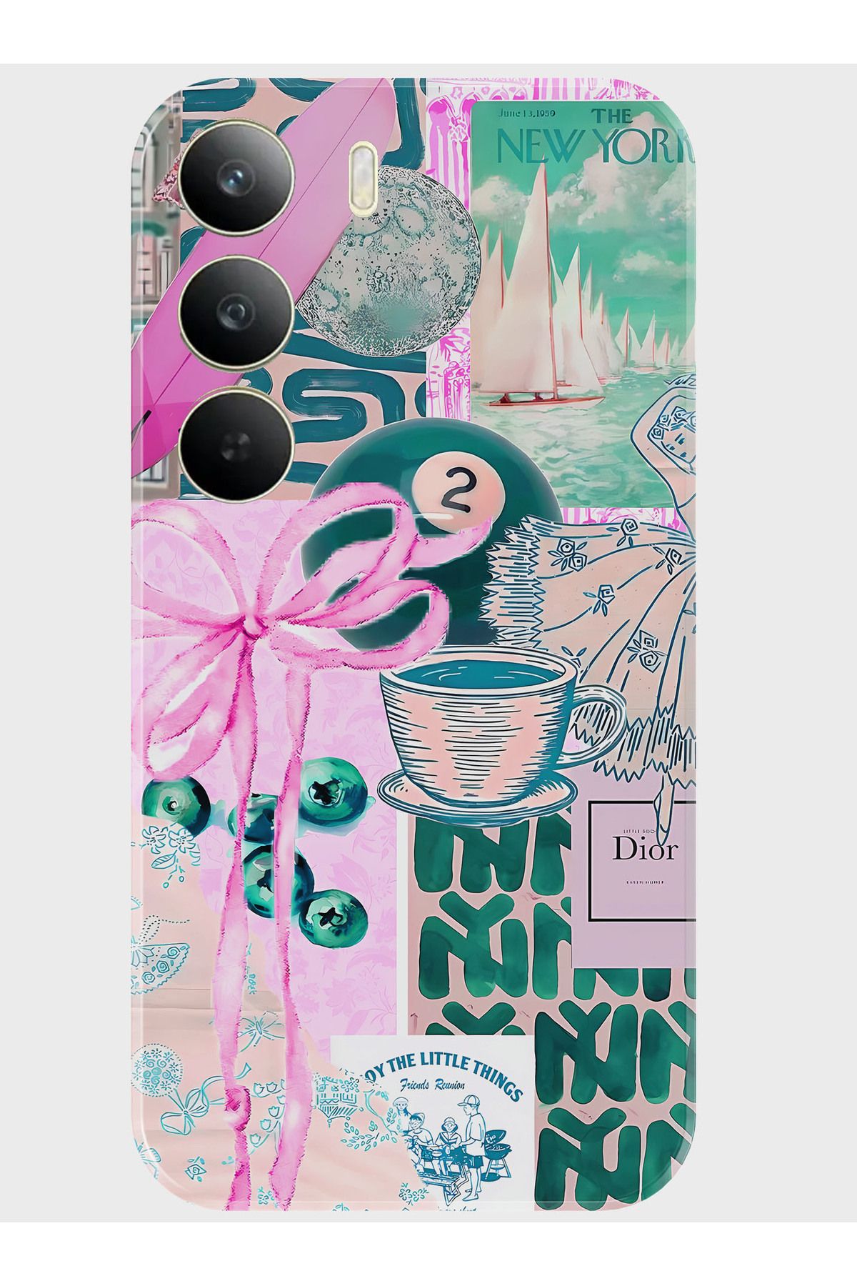 Activist Tecno Camon 40 4G Kılıf Baskılı Silikon Kapak - 24