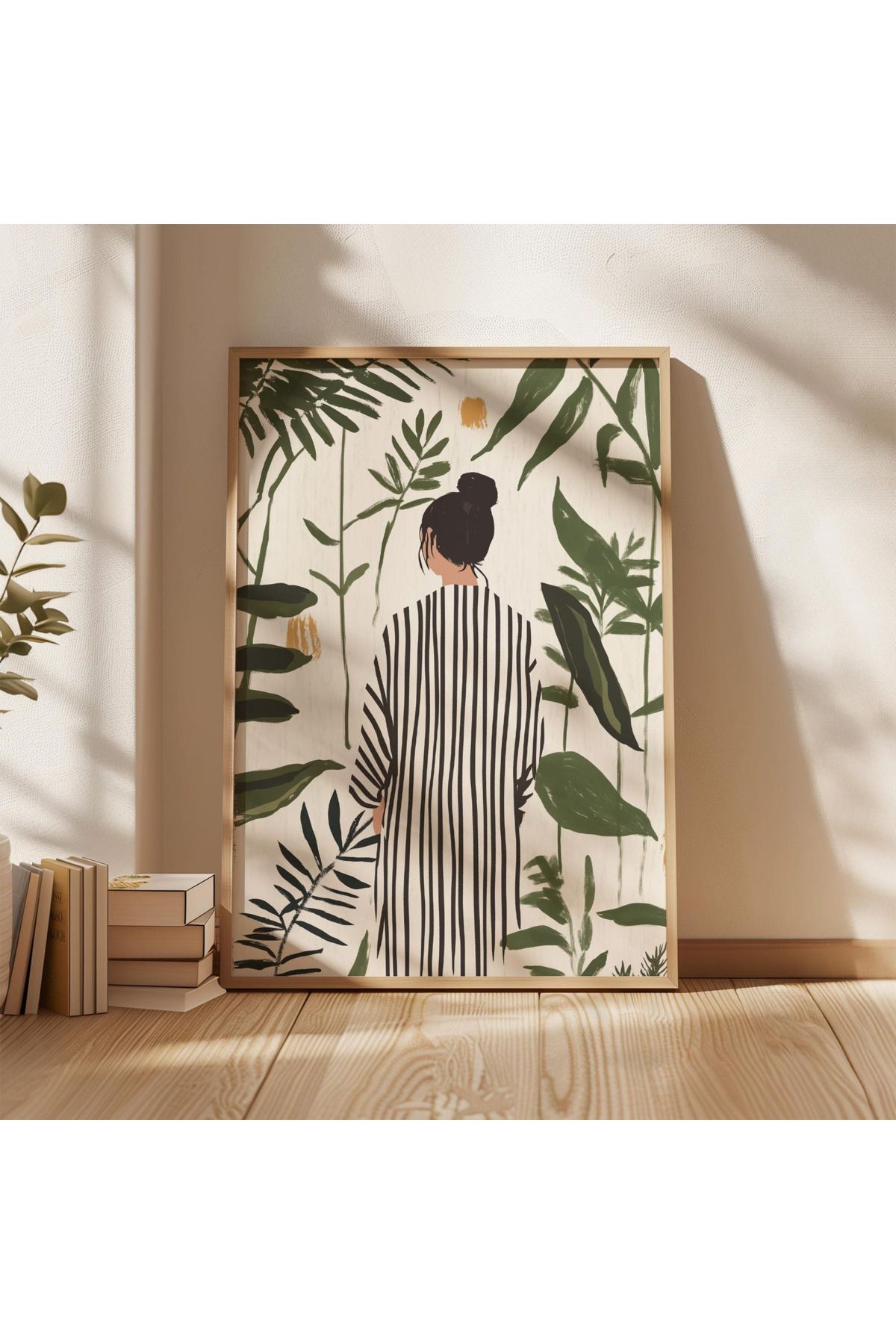 woodhomeworks tek parça salon ofis dekor tablo