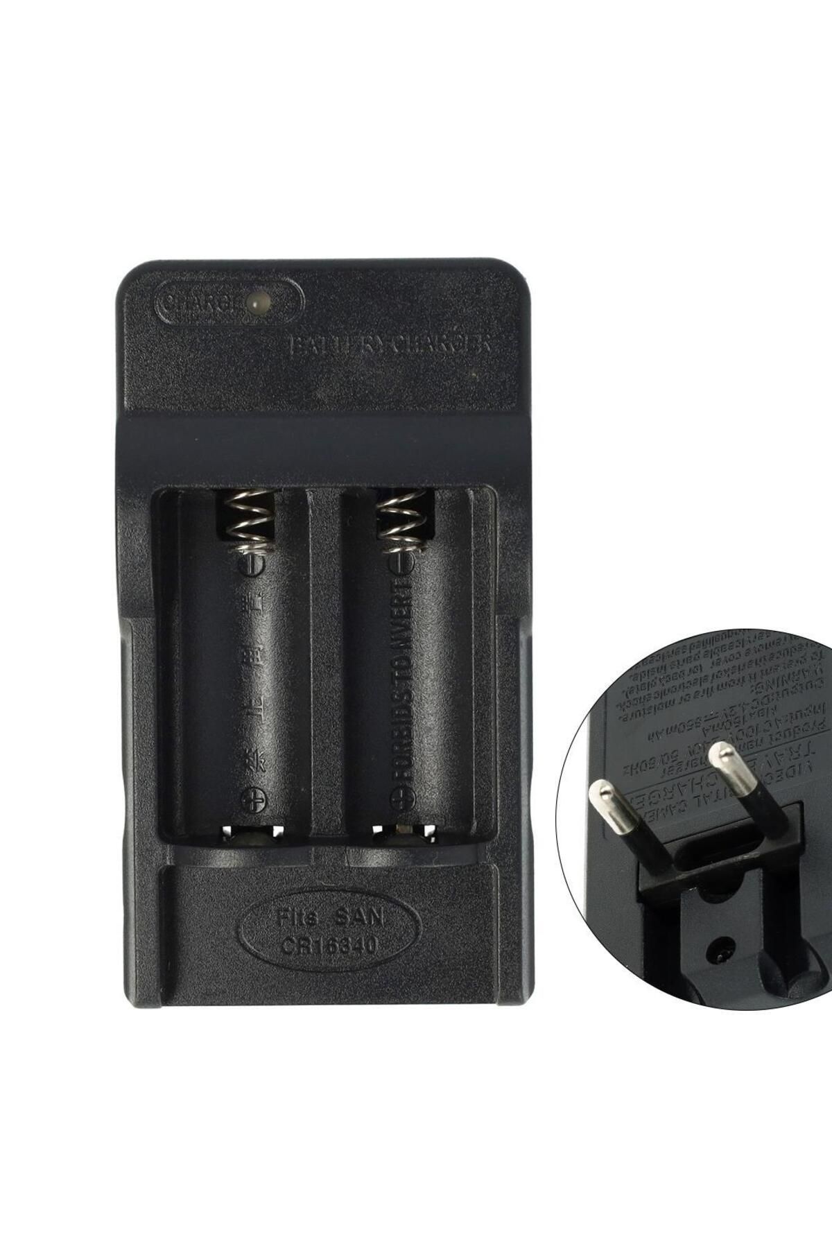 Powermaster PMR-W018 4.2 Volt 650 Mah 16340 Pil Şarj Cihazı