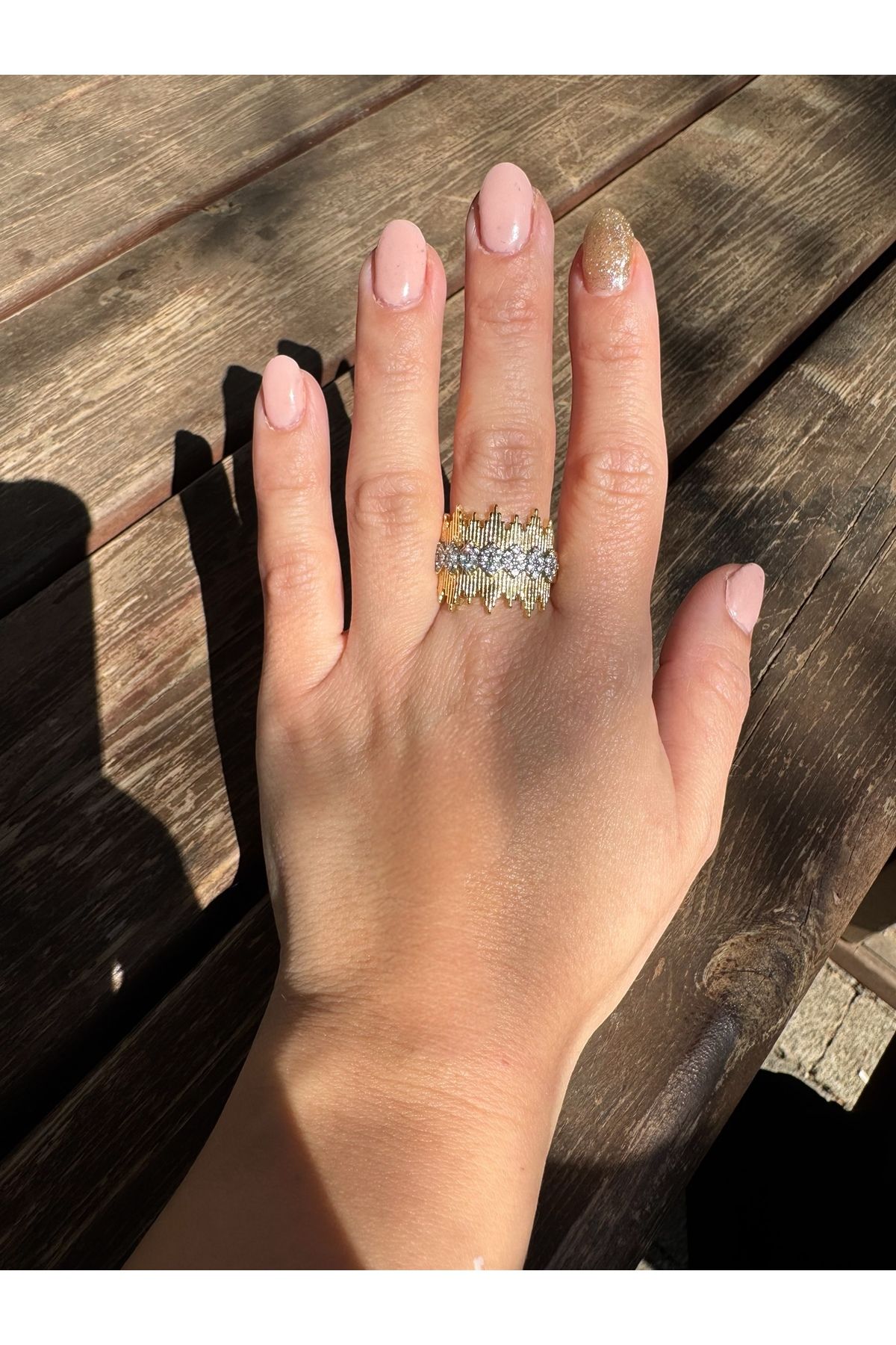 Gilia Jewelry Tasarım Zirkon Taşlı Yüzük