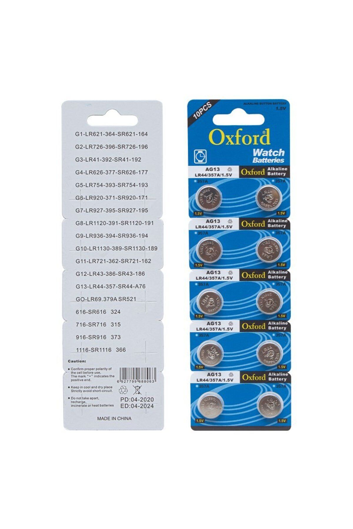 Emperium OXFORD AG13 LR44 PİL 10LU PAKET FİYAT * TIANQIU (5122)