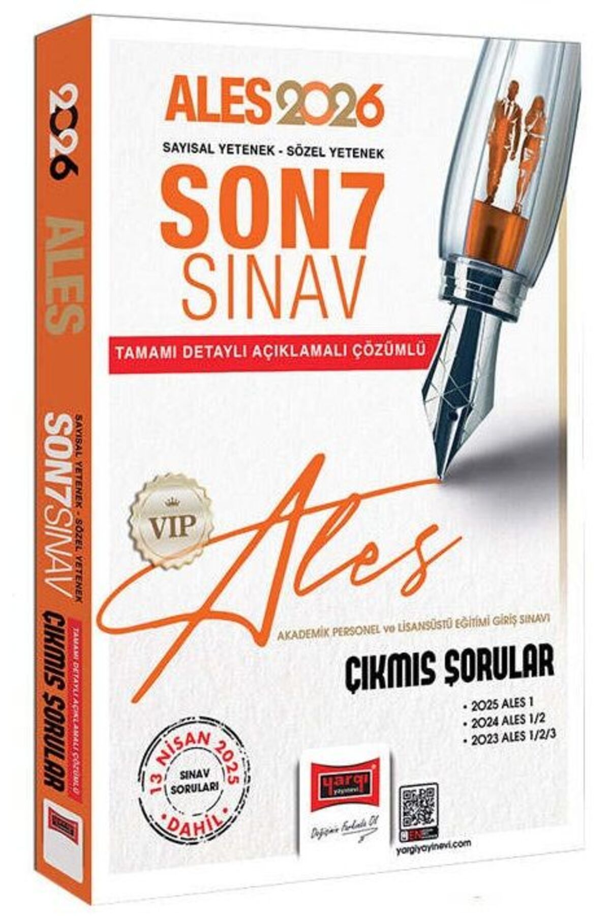 Yargı Yayınları Yargı 2026 ALES VIP Çıkmış Sorular Son 7 Sınav Fasikül Çözümlü Yargı Yayınları