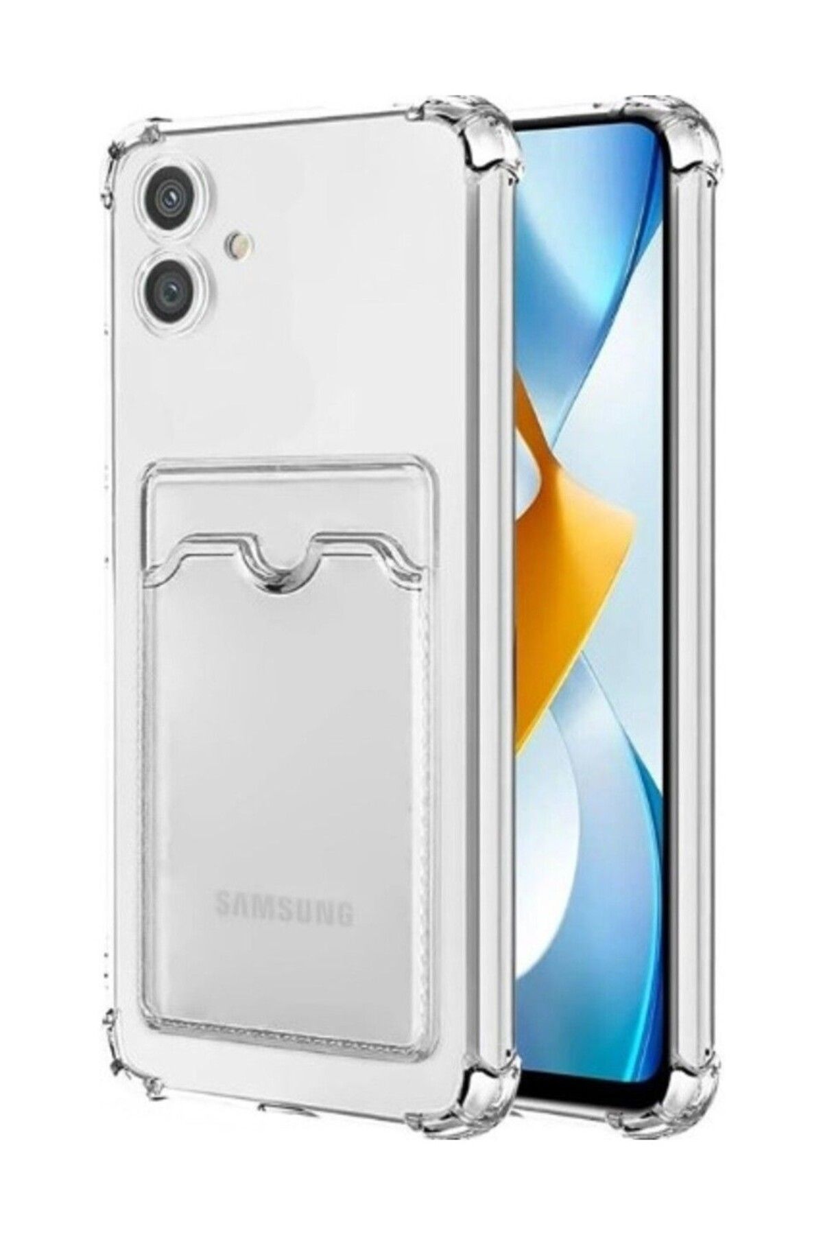 Di Aksesuar Samsung Galaxy A05 Kartlıklı Şeffaf